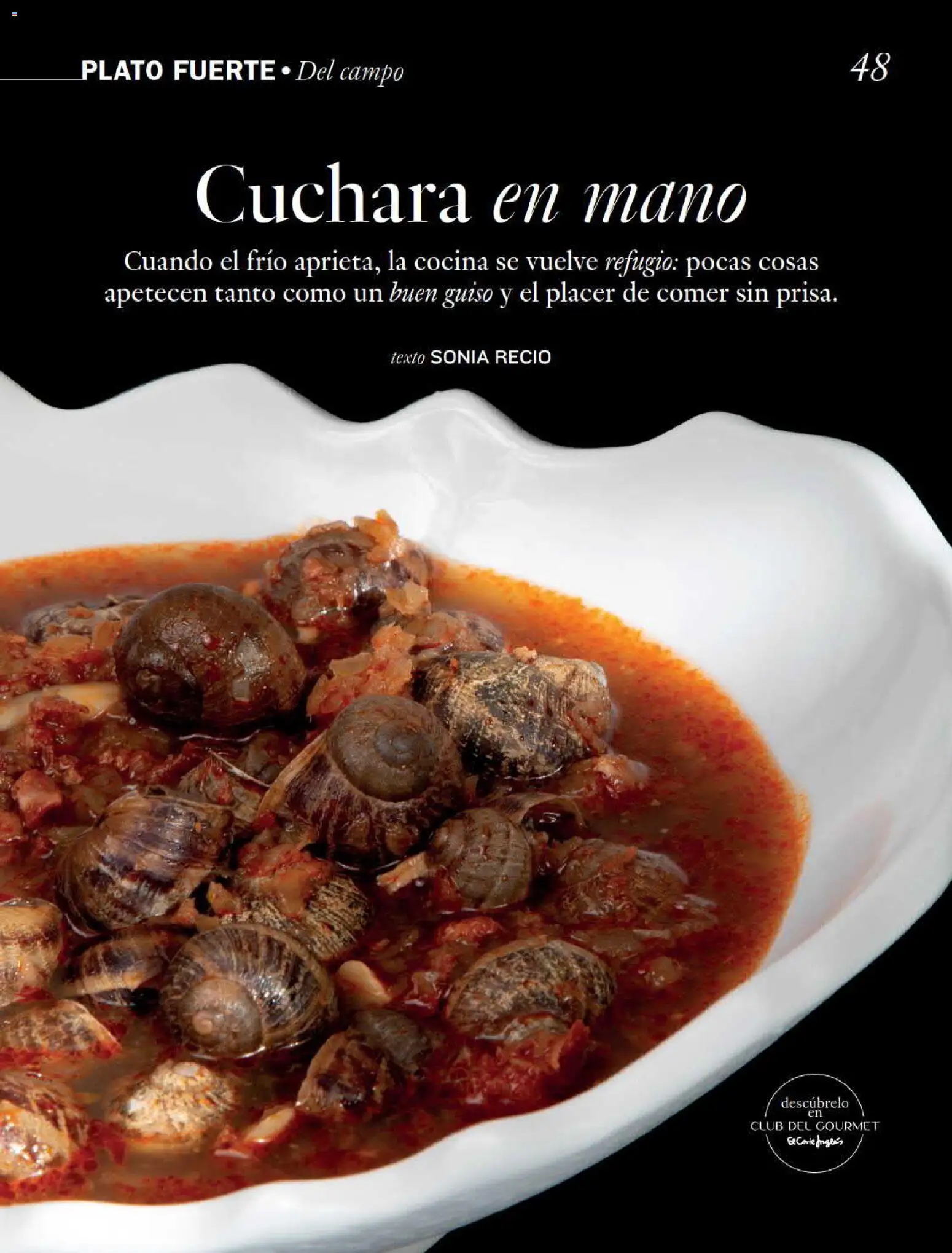 El Corte Inglés Gourmet Magazine │ válido desde el 01/10/2026 | Página: 48 | Productos: Cocina
