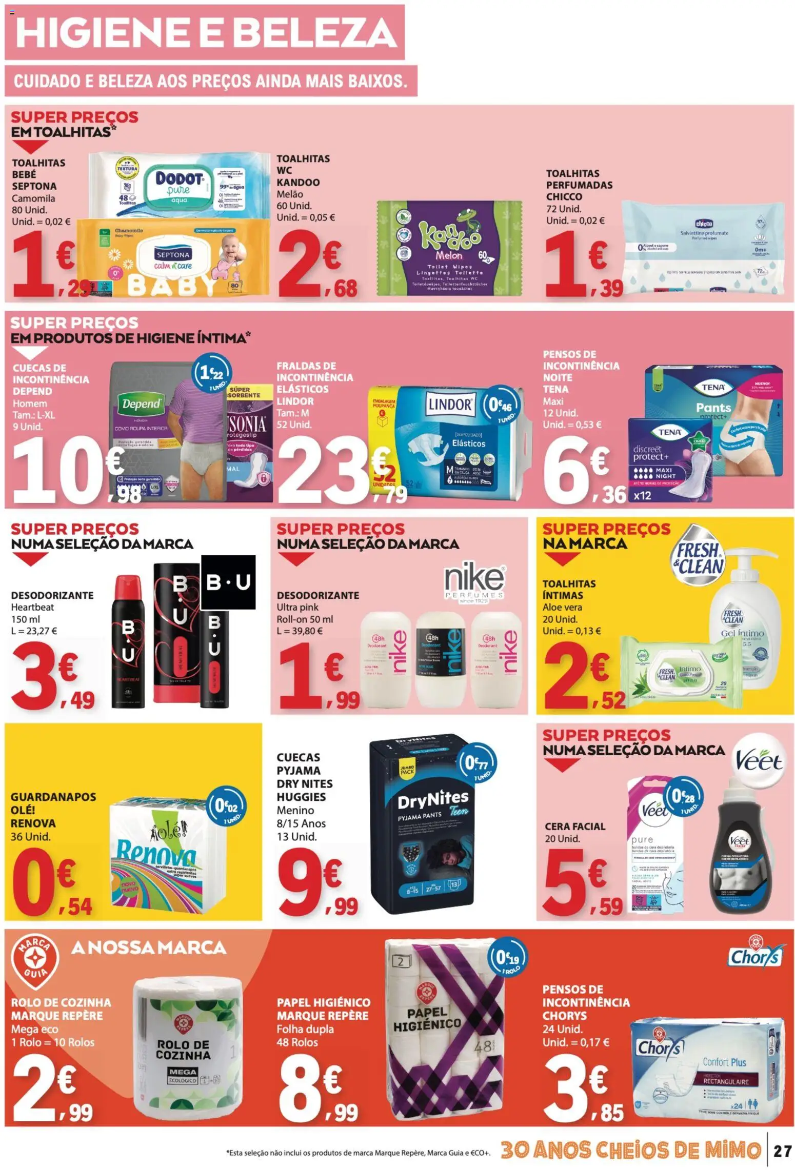 E.Leclerc folheto │ válido de 28.05.2026 | Página: 27 | Produtos: Perfume, Cera, Melão, Cuecas