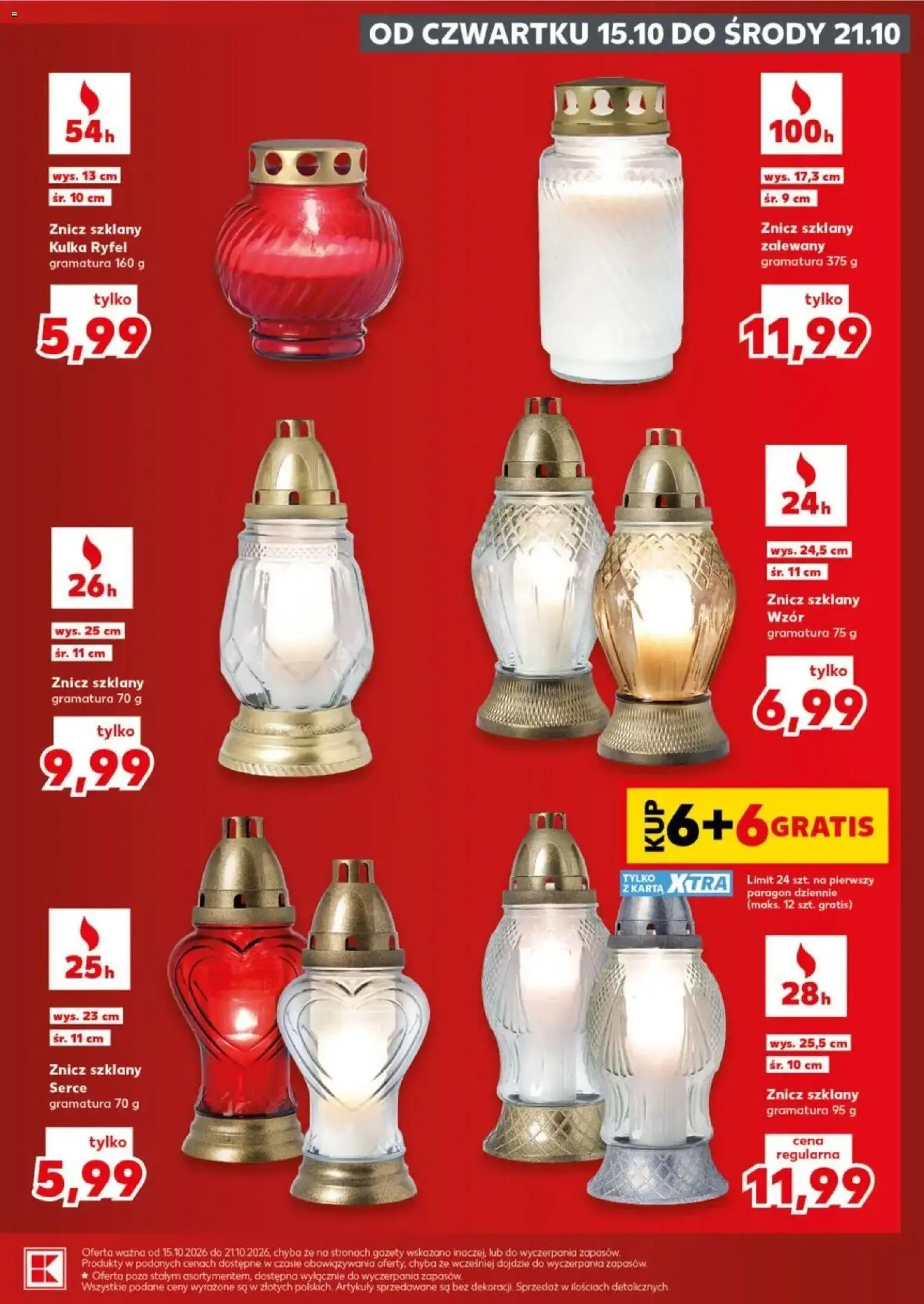 Kaufland gazetka - Znicze od 15.10.2026 - od jutra PDF | Strona: 3 | Produkty: Karta, Gazety