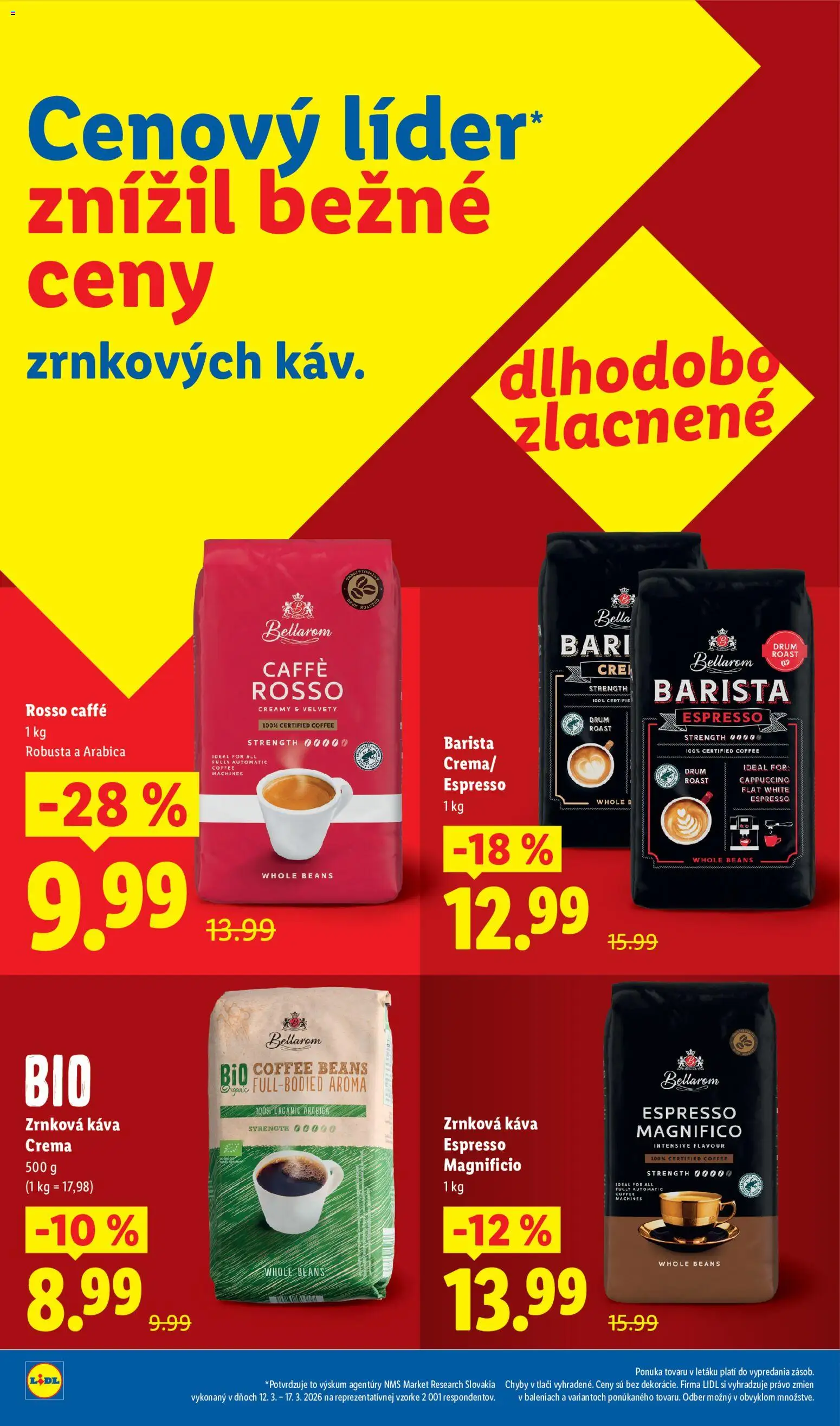 Nové Lidl akcie – leták je platný od 01.06.2026 | Strana: 4 | Produkty: Káva, Barista, Zrnková káva