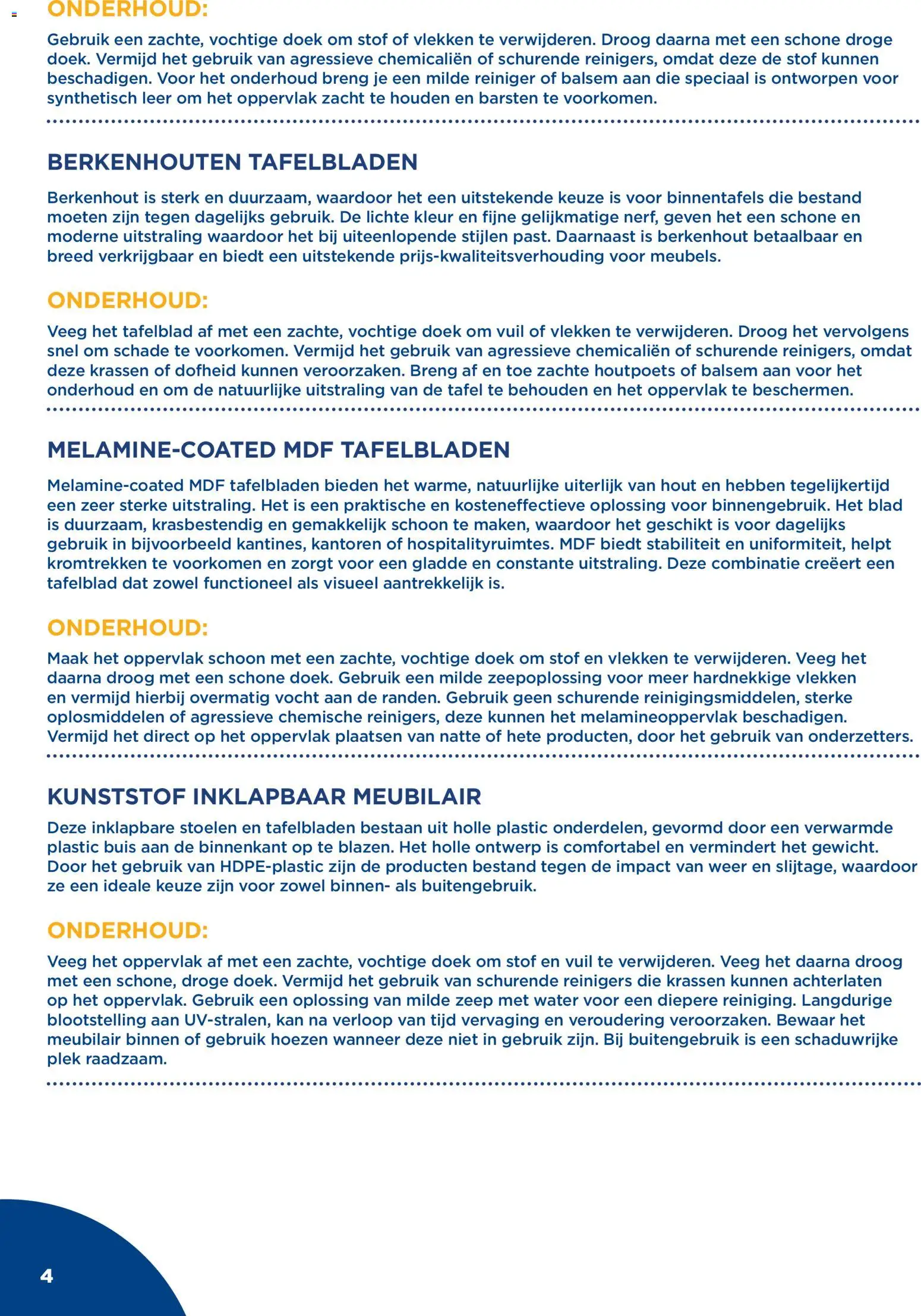 {H1} | Pagina: 4 | Producten: Kan, Tafel, Water, Zeep