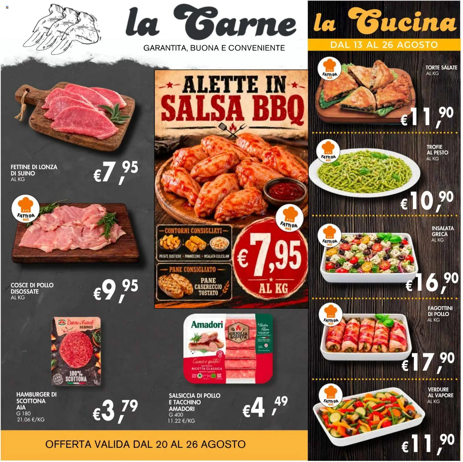 Volantino Coal del 13/08/2026 | Pagina: 5 | Prodotti: Pane, Verdure, Pesto, Carne