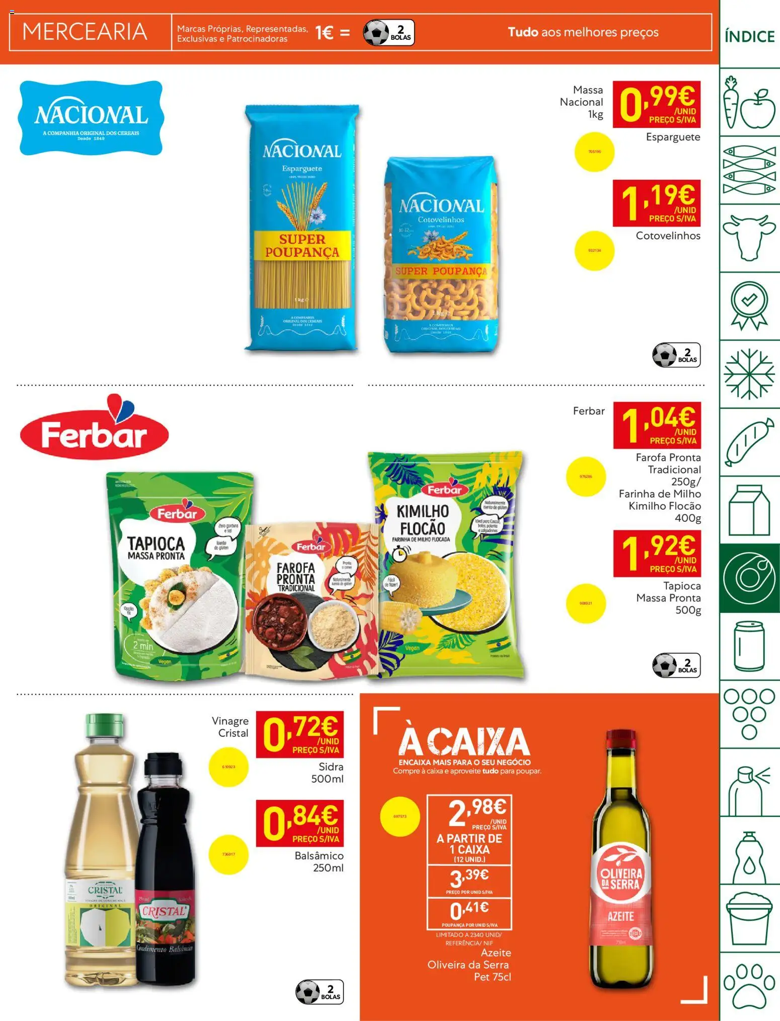 Recheio folheto │ válido de 05.05.2026 | Página: 21 | Produtos: Esparguete, Azeite, Cereais, Milho
