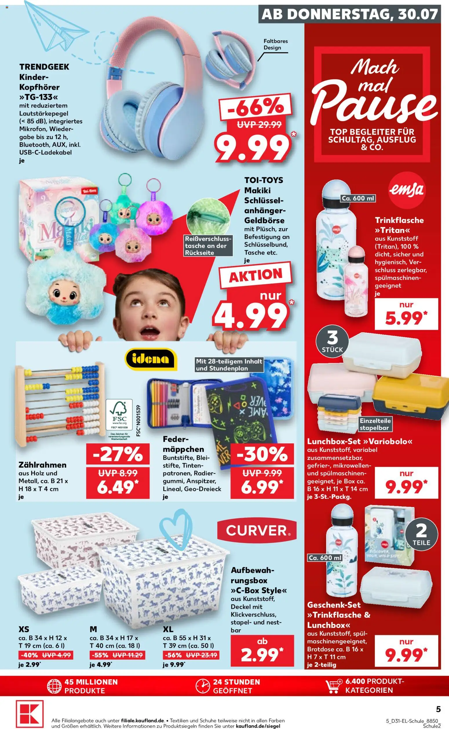 Kaufland Německo leták - Völklingen od 30.07.2026 | Strana: 5 | Produkty: Box, Kinder