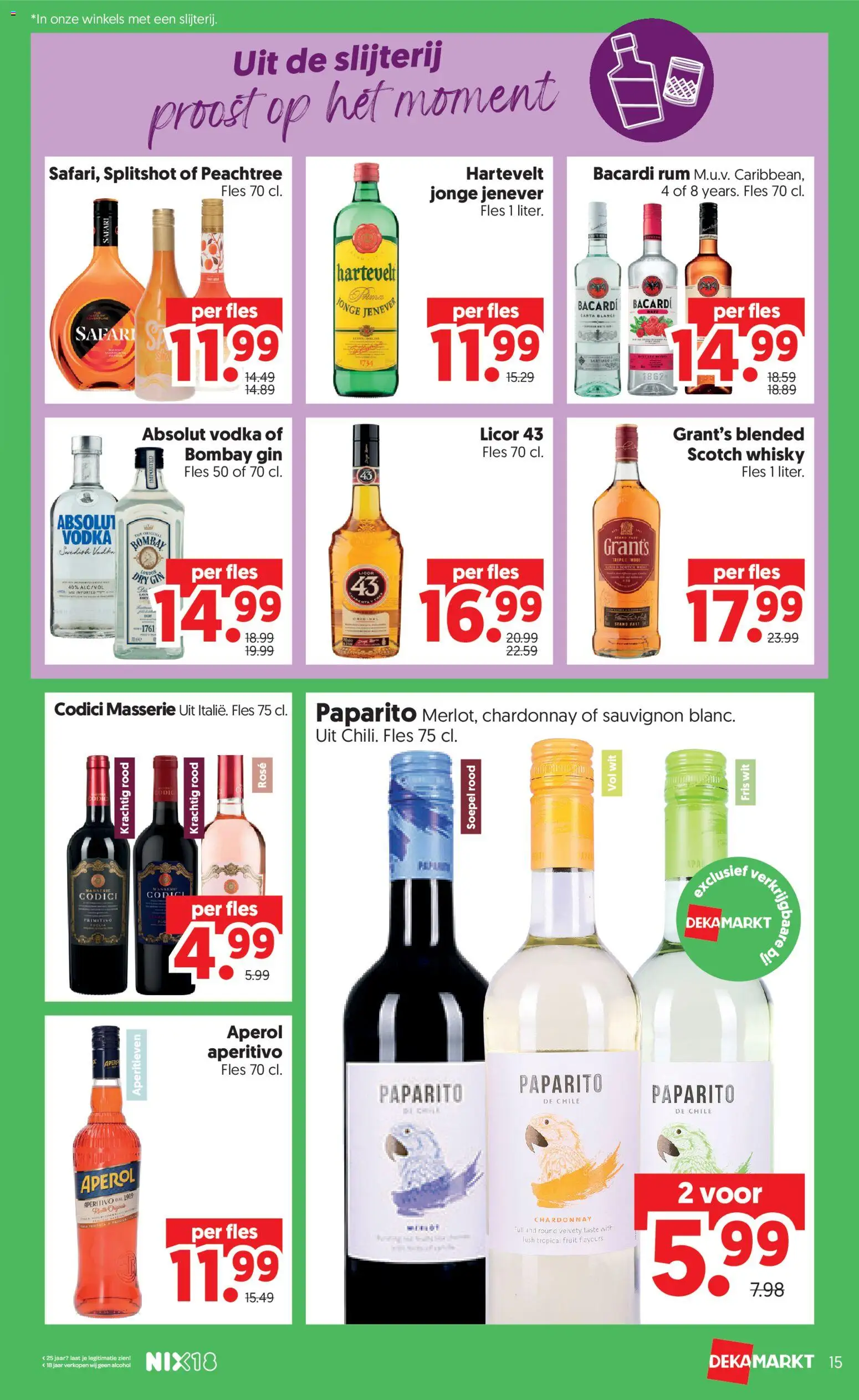 {H1} | Pagina: 15 | Producten: Gin, Fles, Szívsonka, Alcohol
