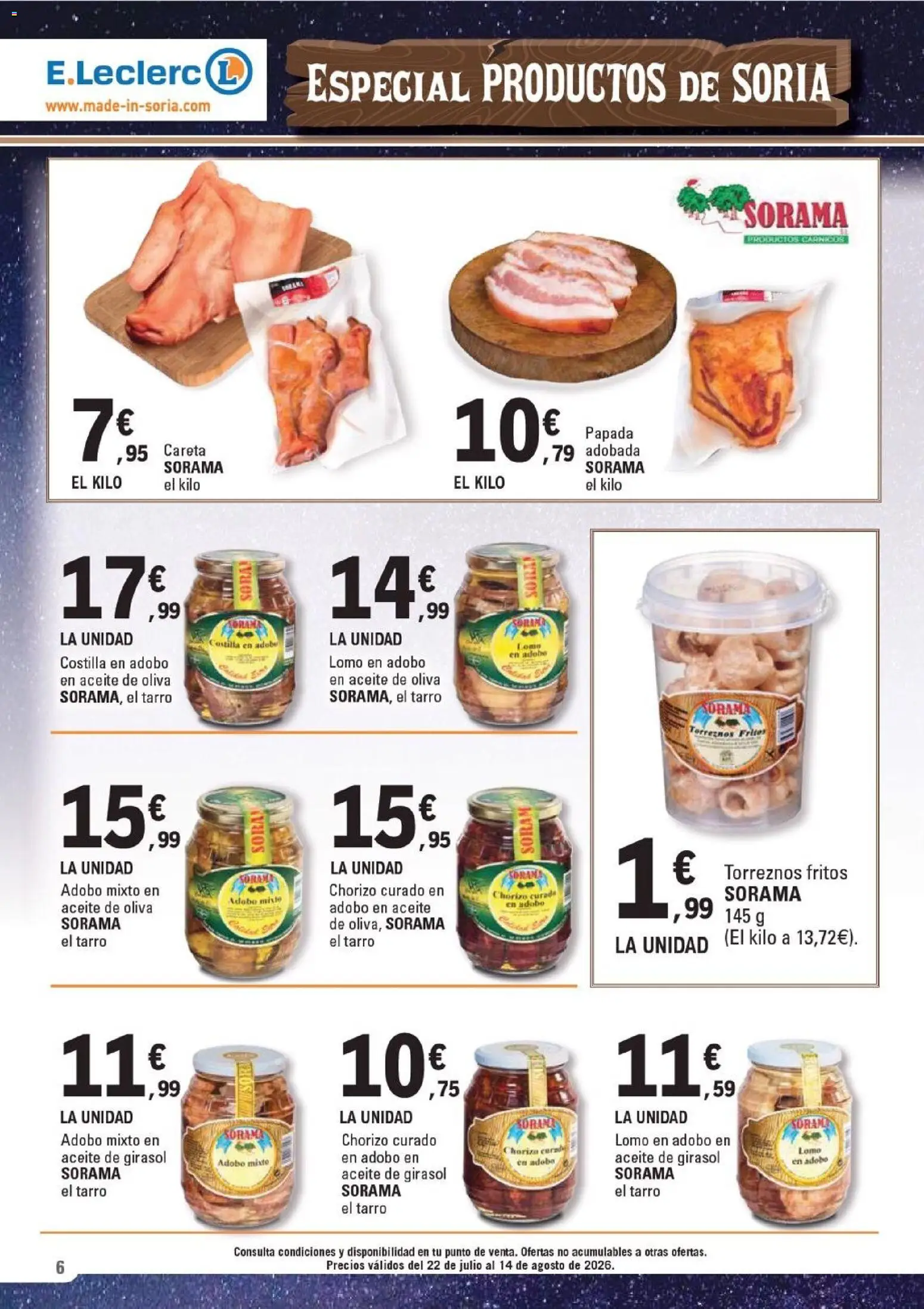 E.Leclerc Soria │ válido desde el 22/07/2026 | Página: 6 | Productos: Aceite, Aceite de oliva, Aceite de girasol