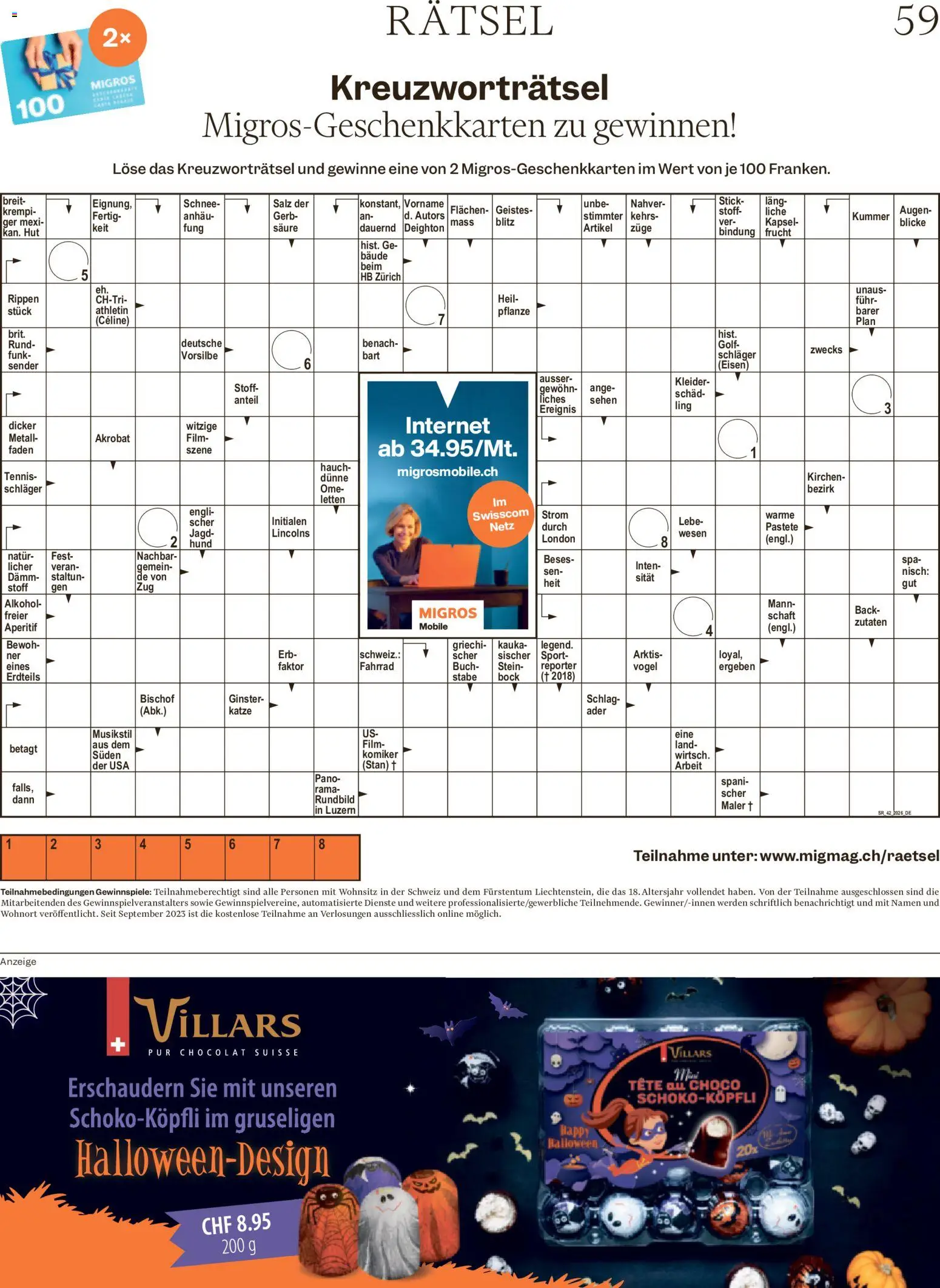 Migros aktionen Magazine – gültig ab 14.10.2026 | Seite: 59