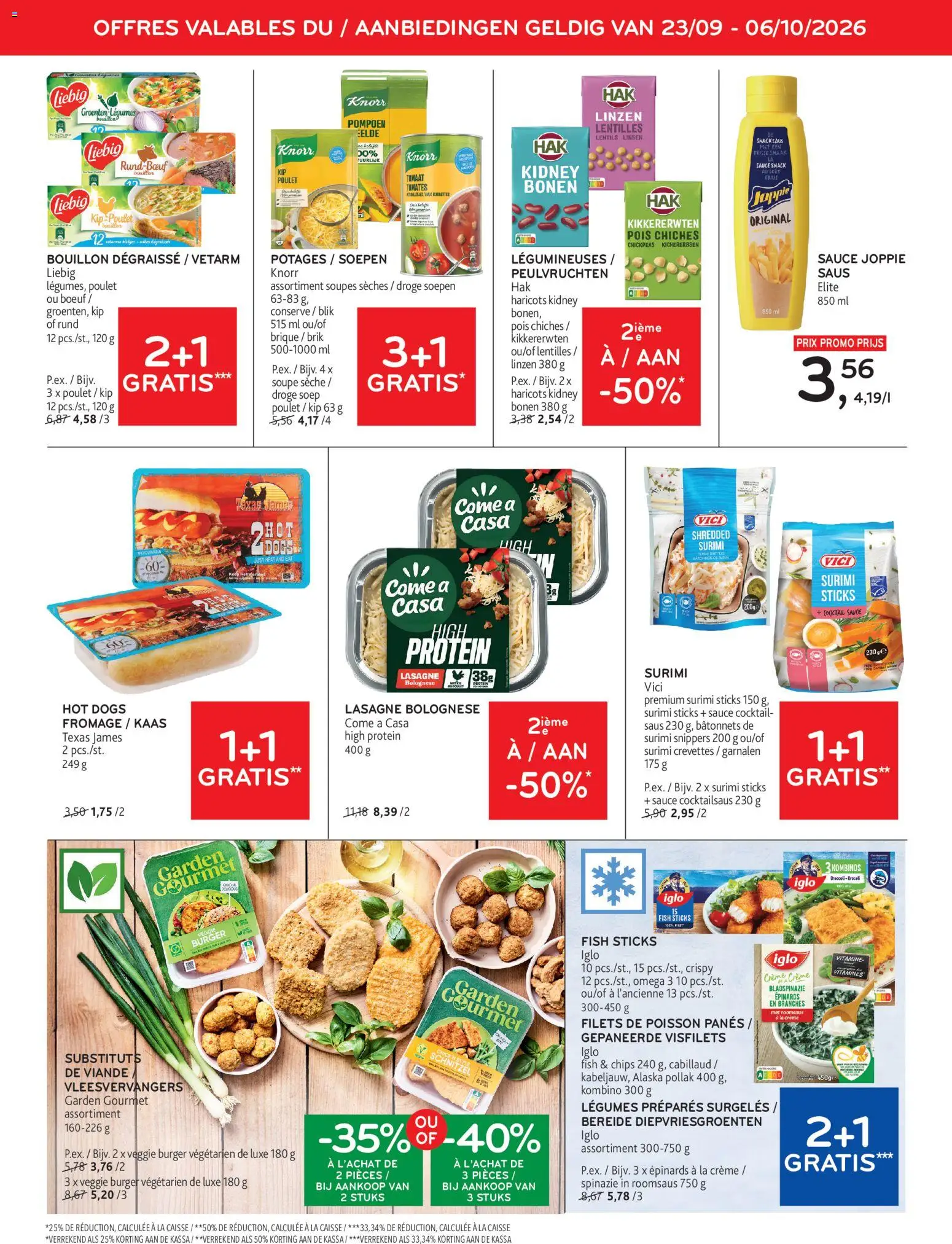 {H1} | Pagina: 8 | Producten: Linzen, Peulvruchten, Diepvriesgroenten, Garnalen