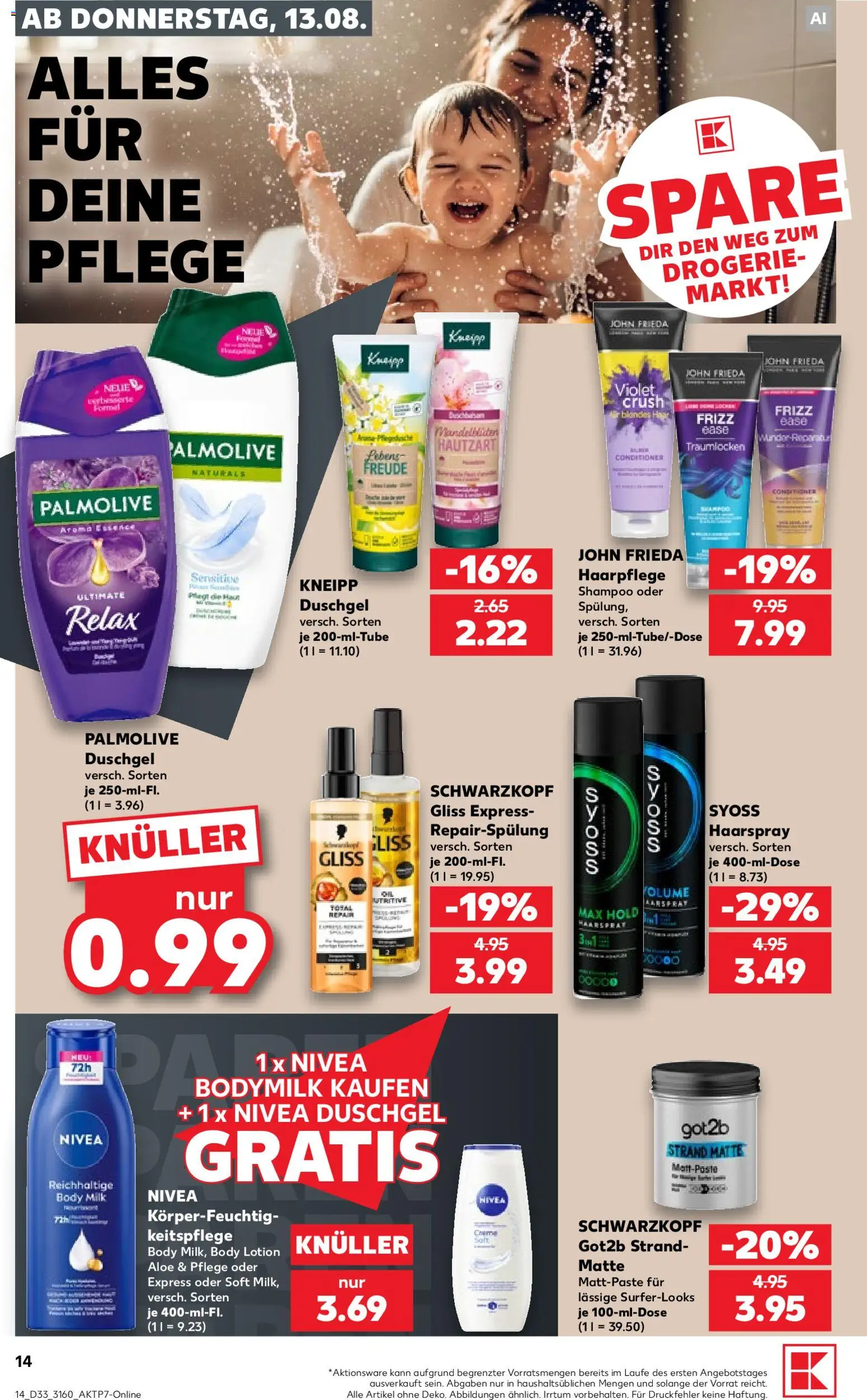 Kaufland Německo leták od 13.08.2026 | Strana: 14
