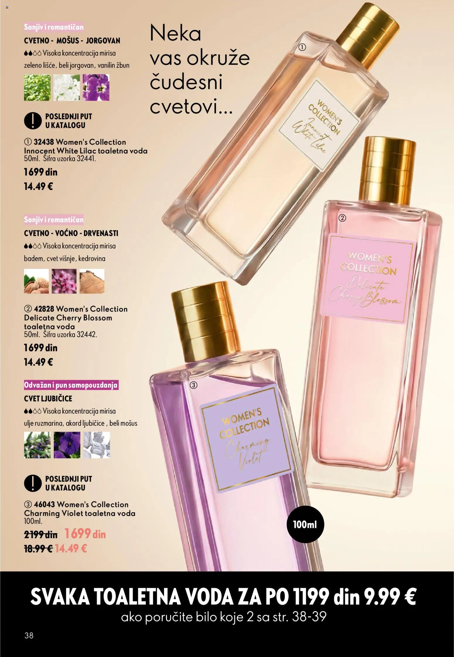 Oriflame katalog - važi od 16.09.2026 | Strana: 38 | Proizvode: Toaletna voda, Voda, Ulje