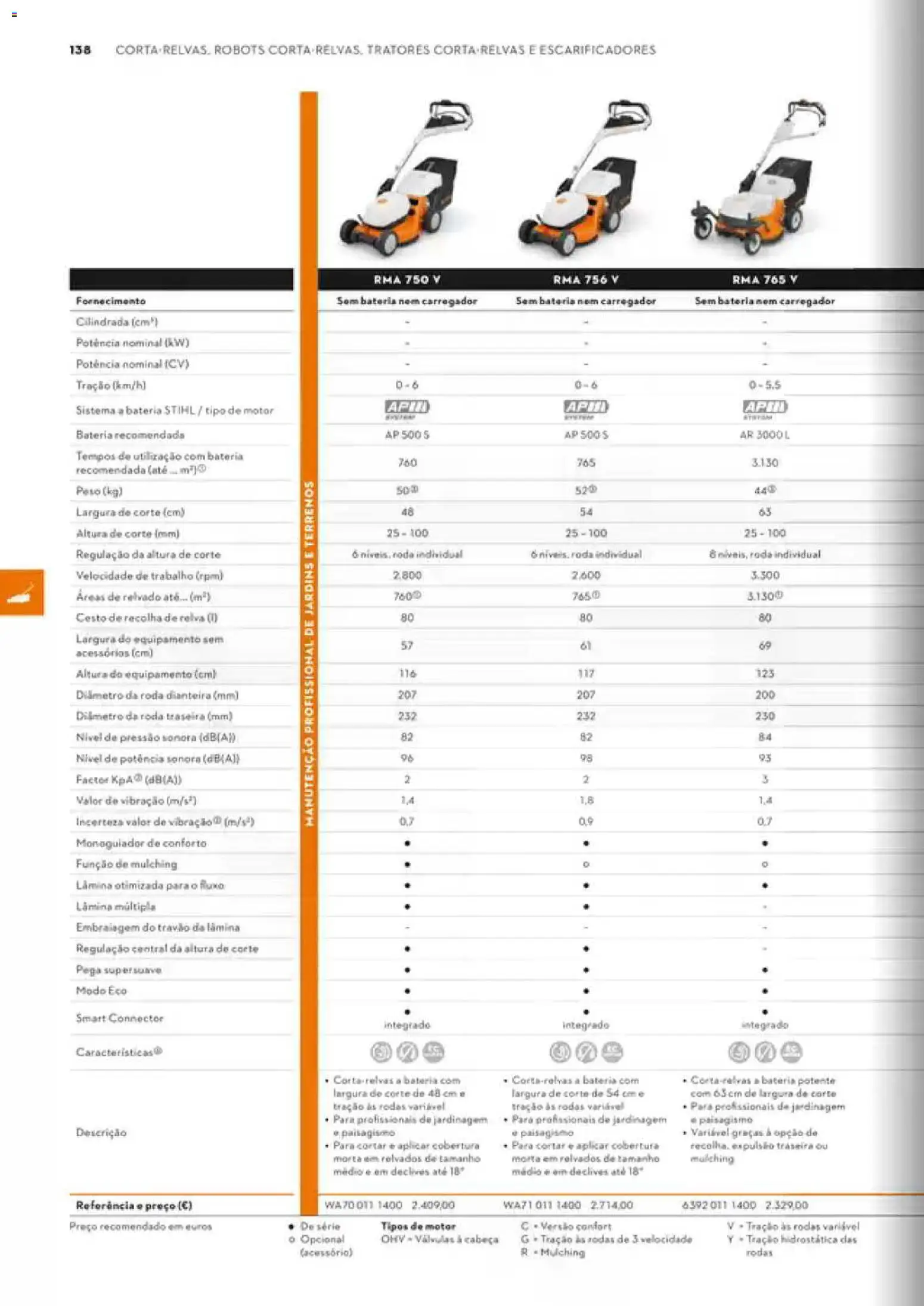 Stihl Catálogo │ válido de 07/09/2026 | Página: 138 | Produtos: Bateria