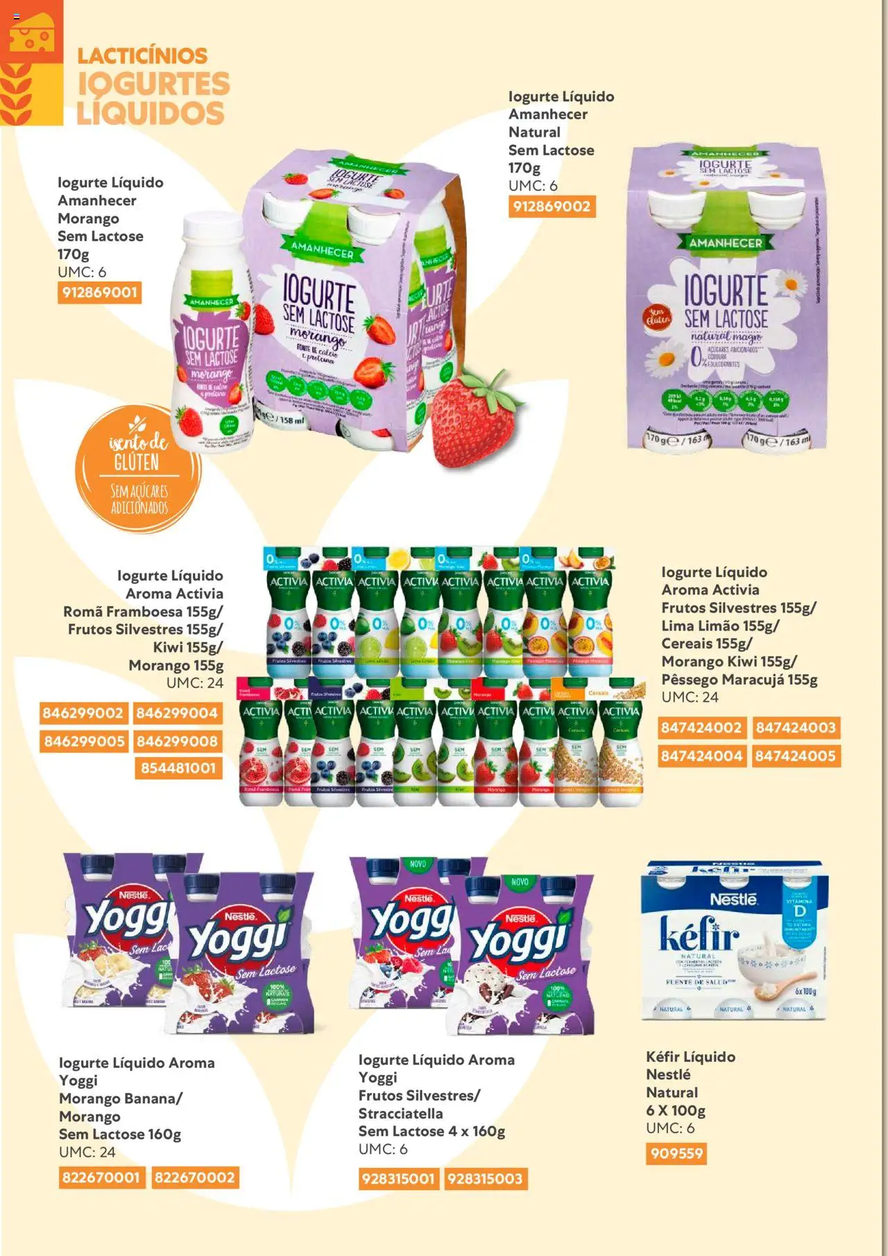 Recheio Alimentacao variada │ válido de 01/02/2024 | Página: 12 | Produtos: Cálcio, Iogurte, Cereais, Kiwi