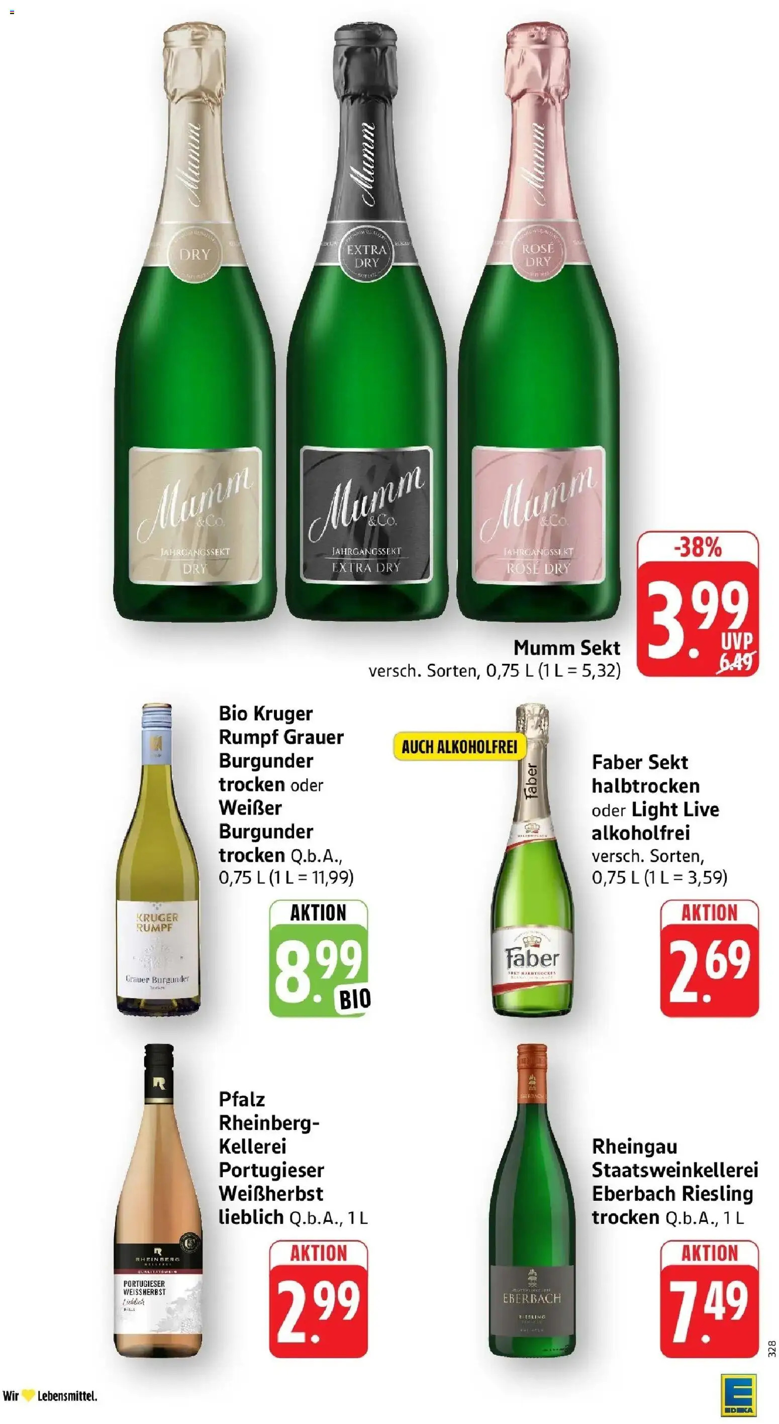 Edeka Prospekt Offenbach – gültig ab 27.07.2026 | Seite: 32 | Produkte: Mumm sekt, Sekt, Wein