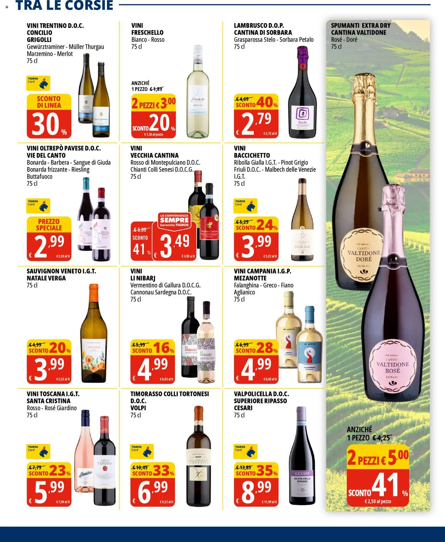 Volantino Tigros del 07.05.2026 | Pagina: 21 | Prodotti: Vino, Spumante