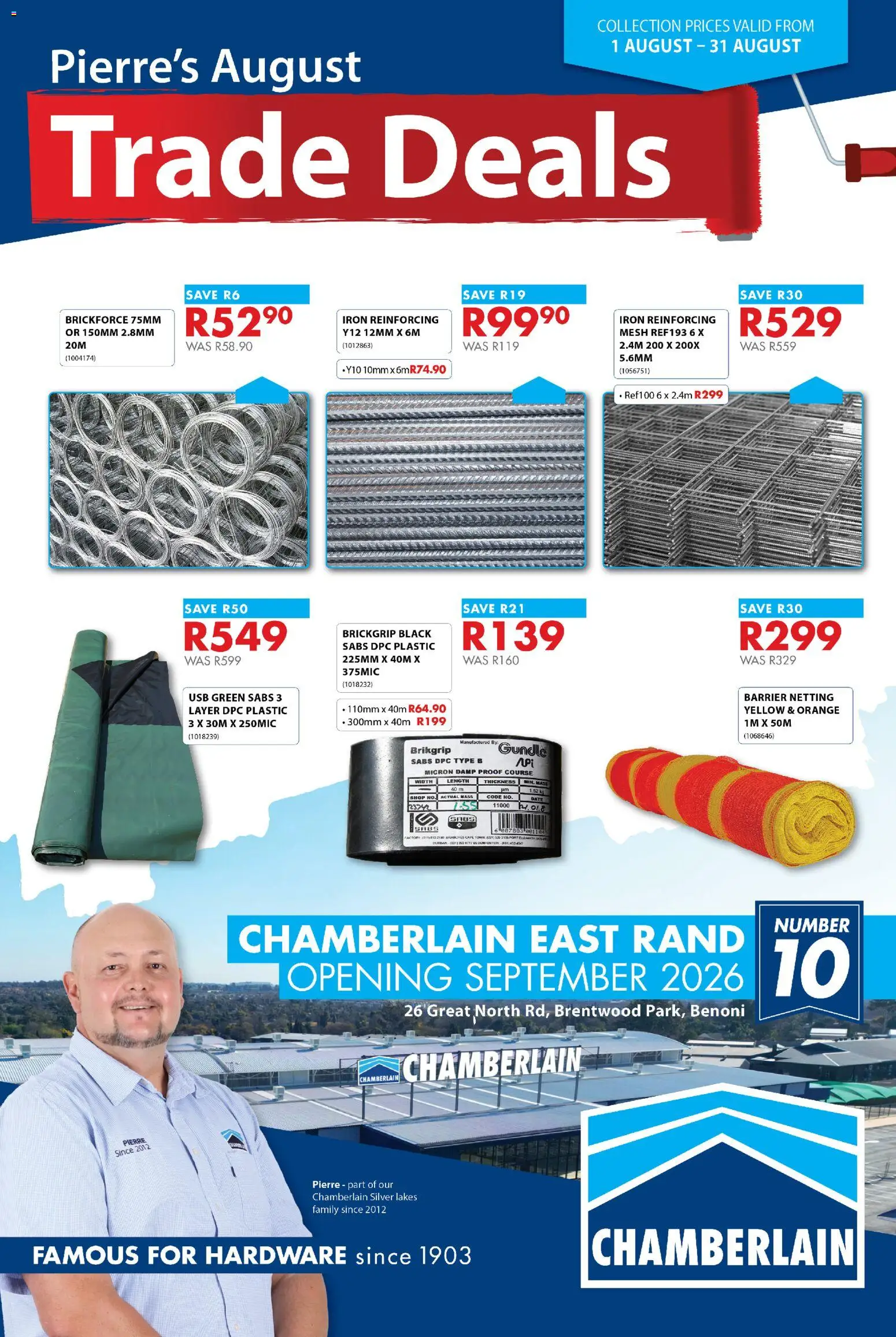 New Chamberlain catalogue – valid from 01/08/2026 | Page: 1