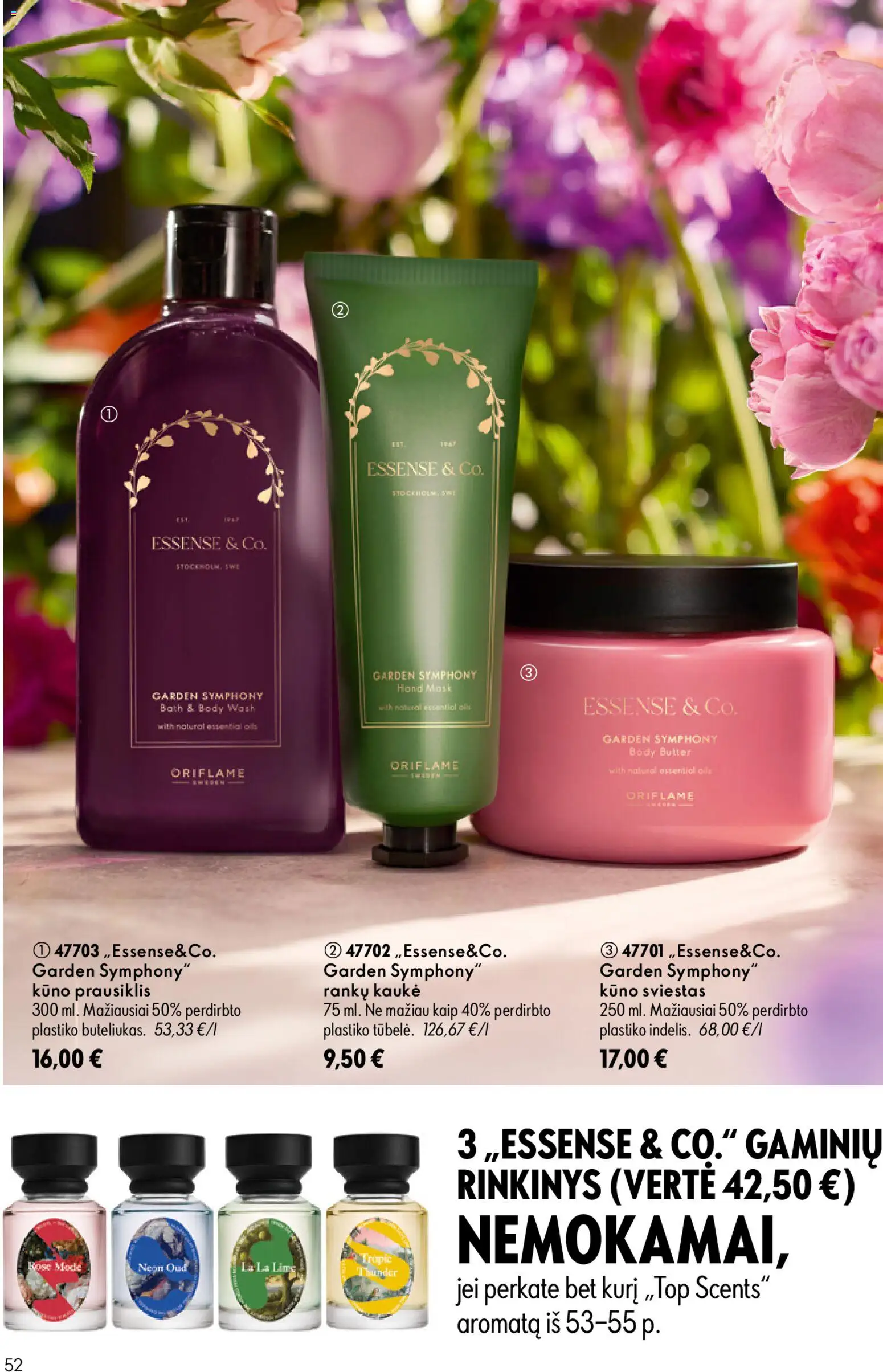 Oriflame akcijos nuo 2026.08.26 | Puslapis: 52 | Prekių: Kaukė, Sviestas, Prausiklis