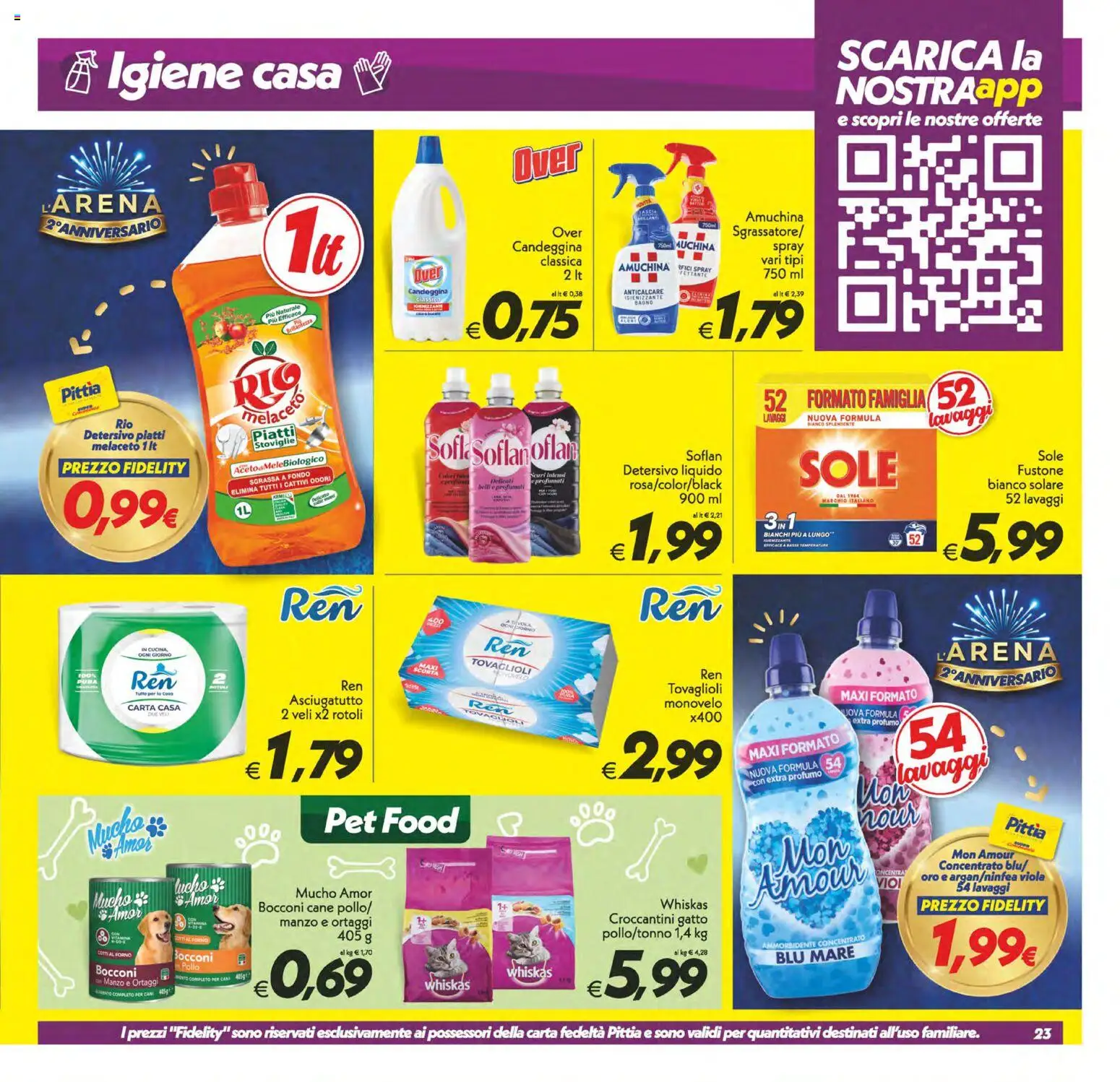 Volantino SuperConveniente del 23/10/2026 | Pagina: 23 | Prodotti: Pollo, Piatti, Ortaggi, Bagno