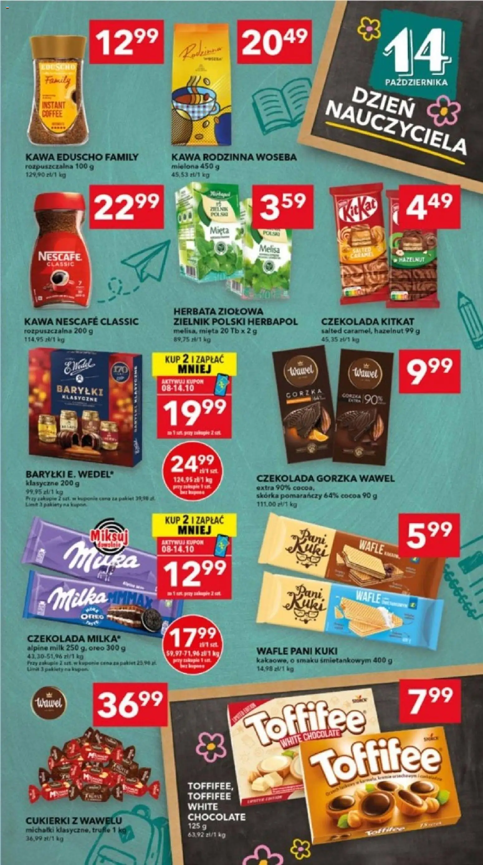 Lewiatan gazetka - Lublin od 08.10.2026 | Strona: 5 | Produkty: Toffifee, Milka, Mięta, Cukierki