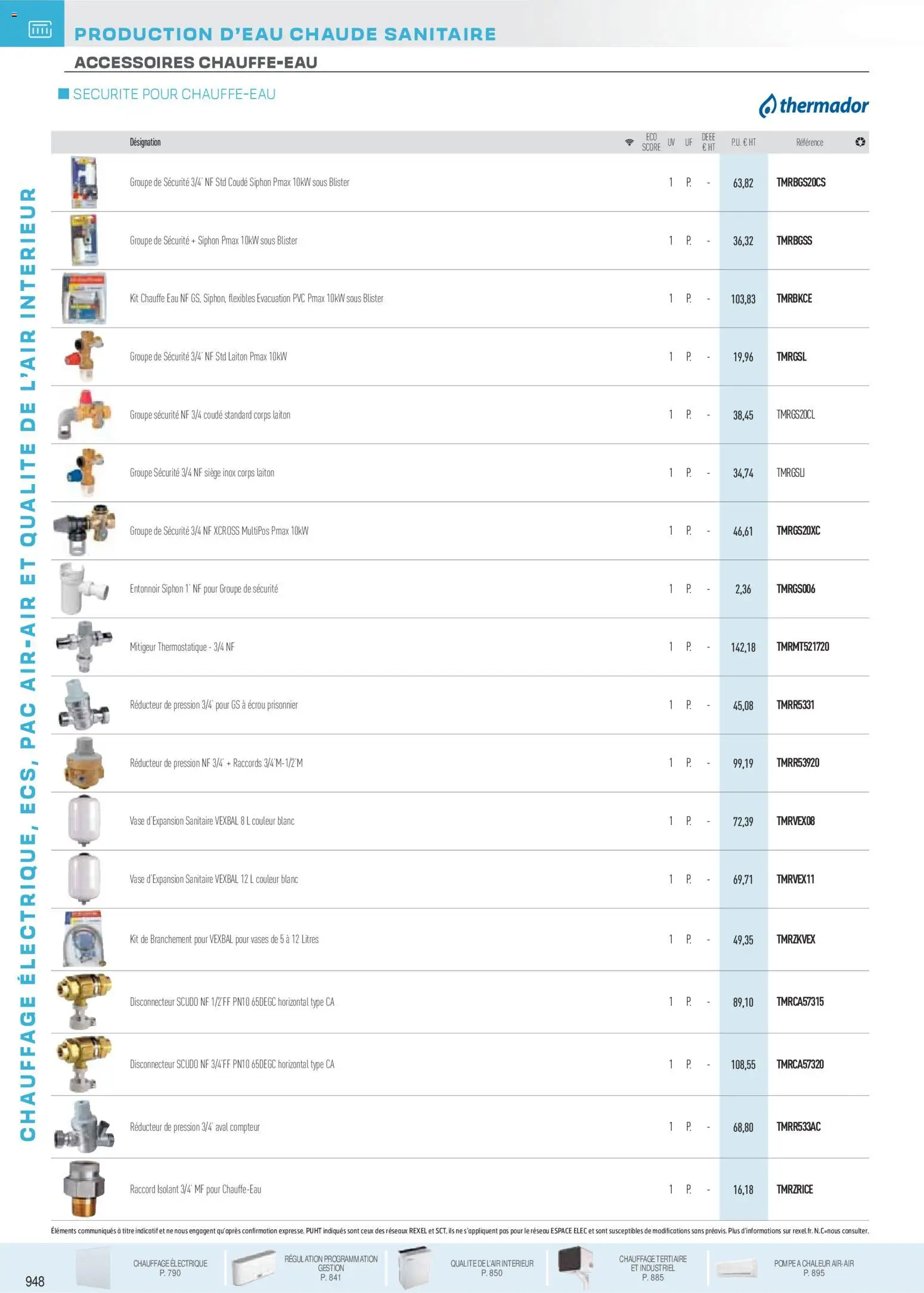 {H1} | Page: 160 | Produits: Mitigeur thermostatique, Vase