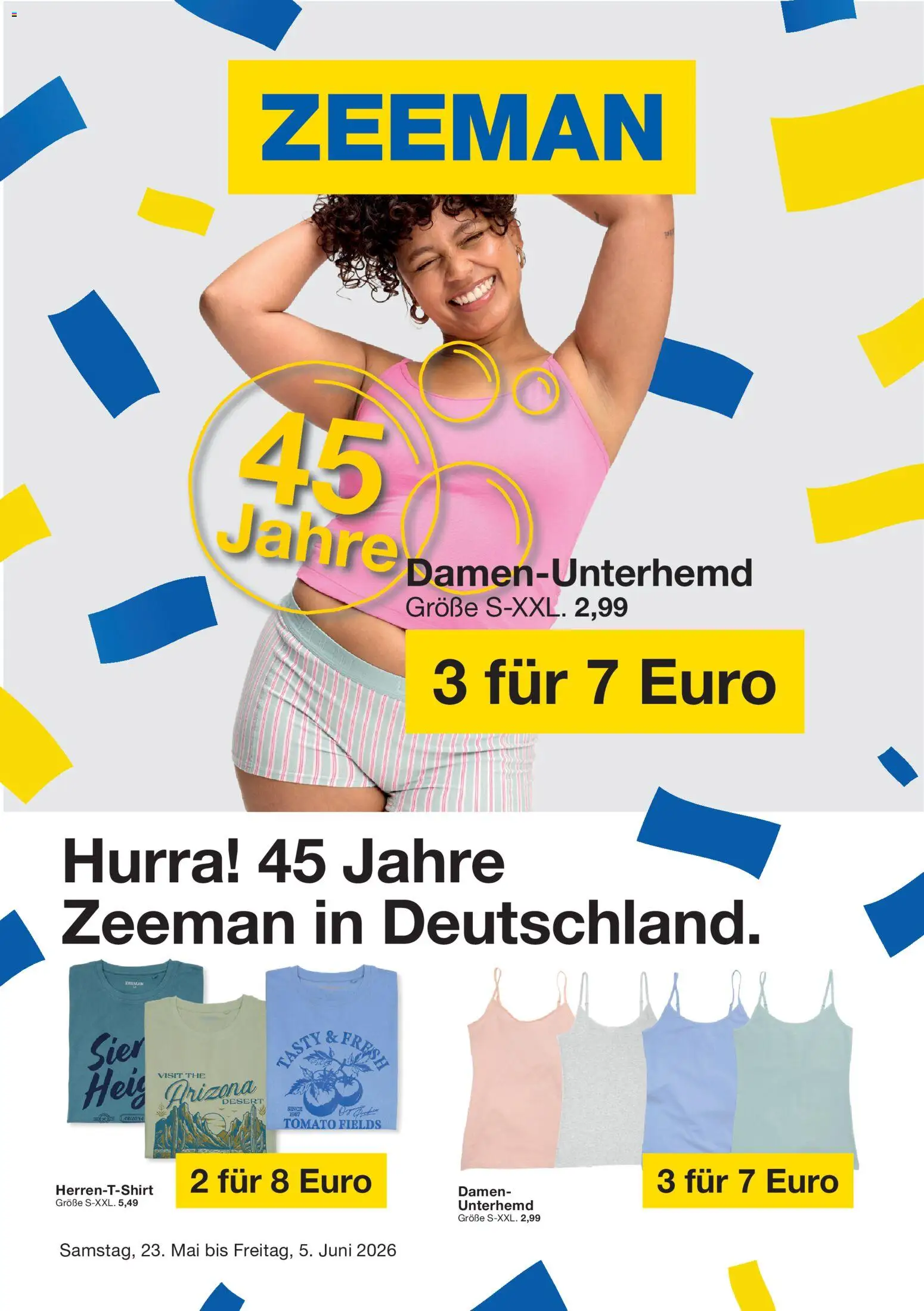 Zeeman Prospekt – gültig ab 23.05.2026 | Seite: 1