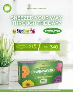 Super Save specials catalogue – valid from 01.05.2026 | Page: 3 | Products: Tissues