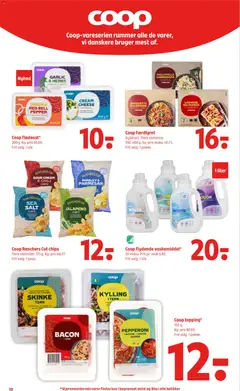 Coop 365 - Tilbudsavis uge 28 gyldig fra 09/07/2026 | Side: 14 | Produkter: Pitabrød, Skinke, Spaghetti, Chips