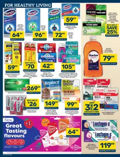 Pick n Pay specials catalogue – valid from 24/07/2026 | Page: 10 | Products: Drone, Cough syrup, Powder, Lozenges