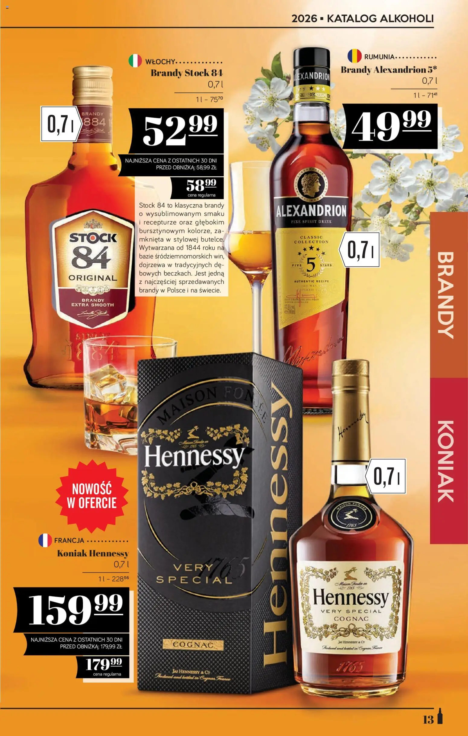 POLOmarket katalog - Alkoholi od 21.05.2026 | Strona: 13 | Produkty: Hennessy, Koniak