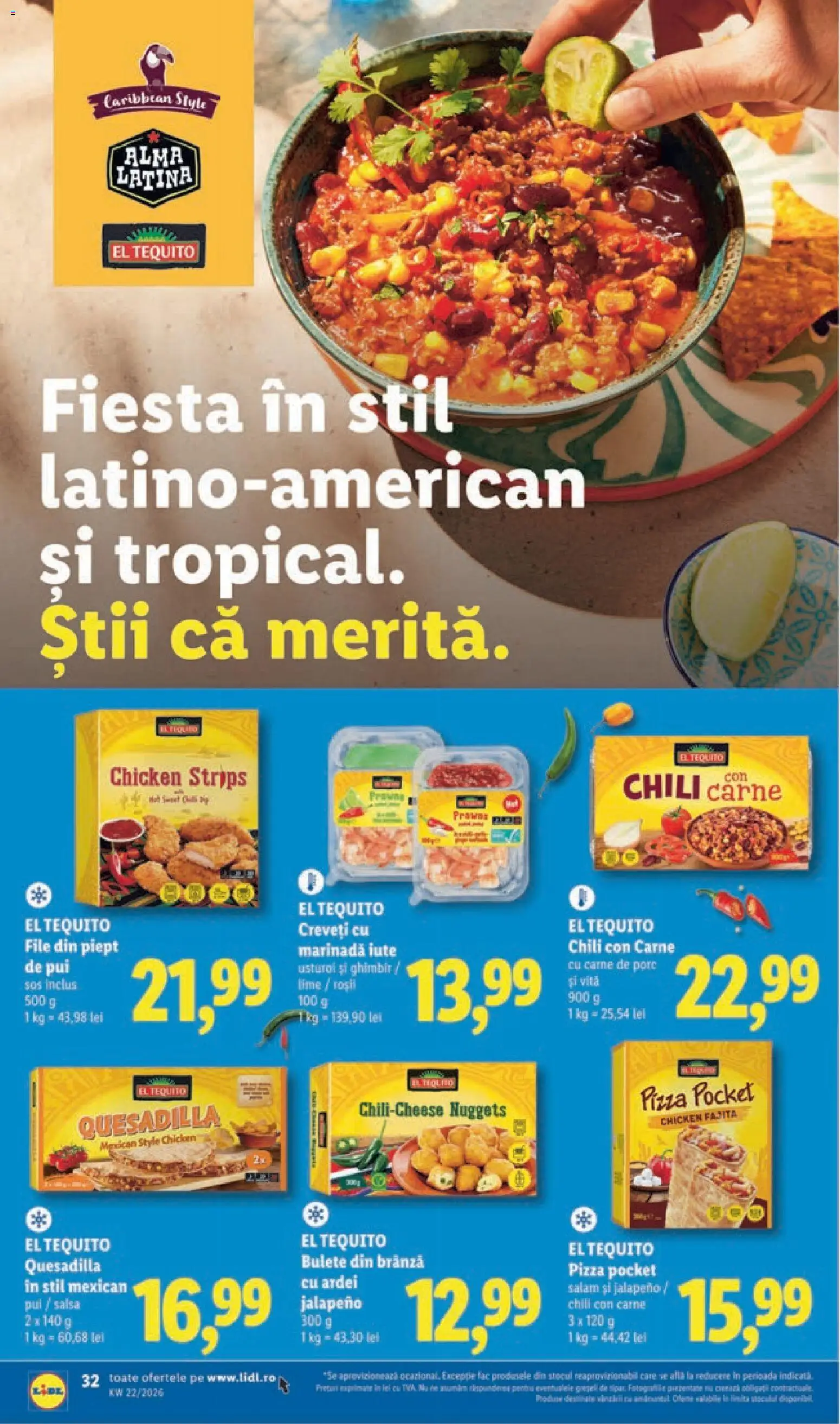 Noul catalog Lidl – valabil de la 25.05.2026 | Pagină: 32 | Produse: Hacıyatmaz Kedi Oyuncağı, Pizza, Carne De Porc, Roșii