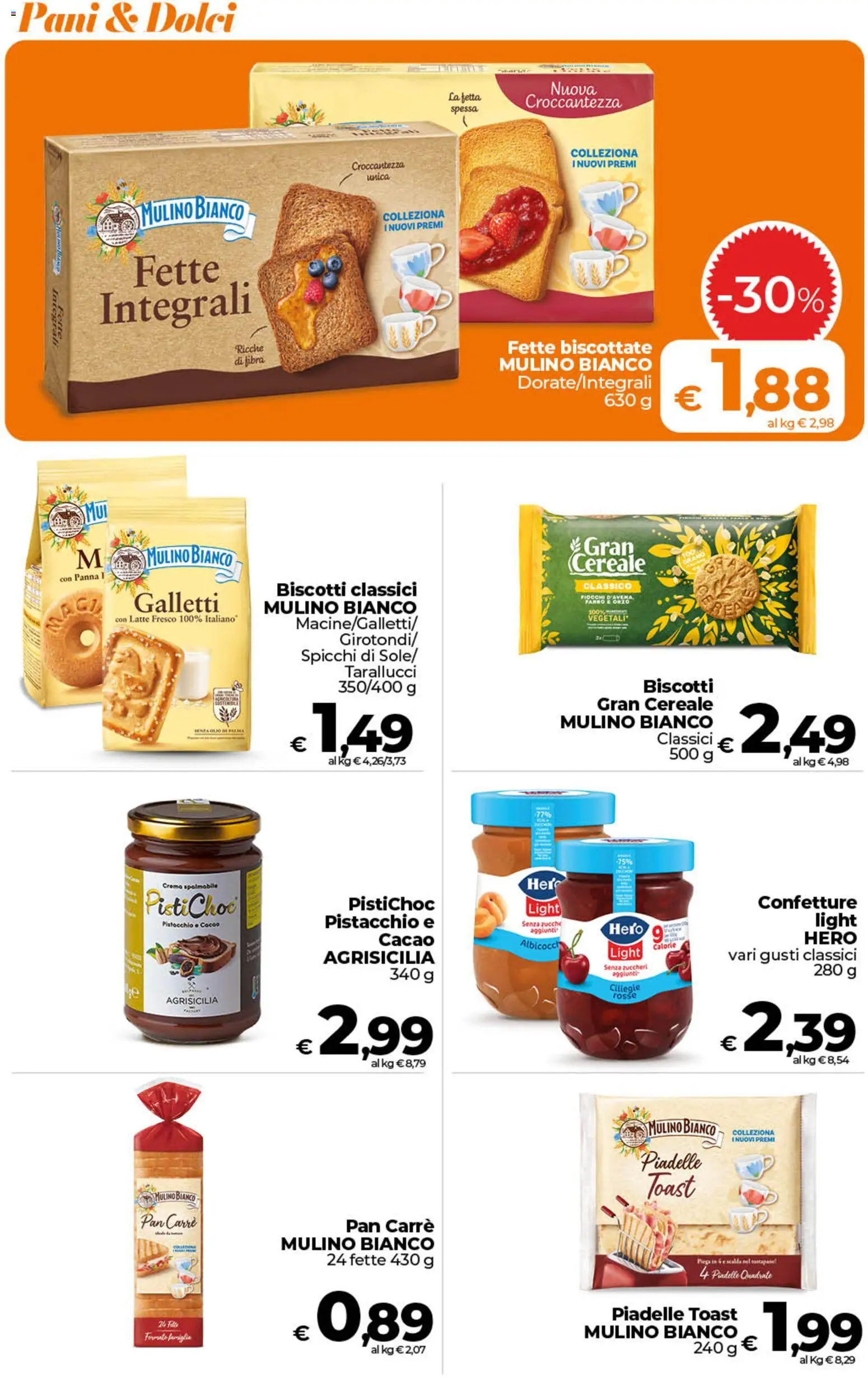 Volantino Ipercoop del 18.06.2026 | Pagina: 34 | Prodotti: Crema, Biscotti, Fette biscottate, Farro
