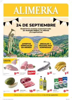 Vista previa Alimerka Apertura Mieres válido desde el 24/09/2026