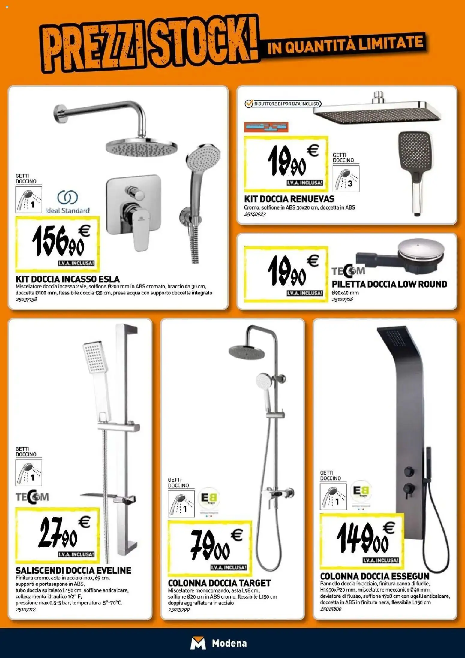 Nuovo TECNOMAT - Straordinari prezzi stock! dal 24/09/2026 > offerte anteprima 🛍️ | Pagina: 3 | Prodotti: Acqua, Tubo, Miscelatore, Doccia