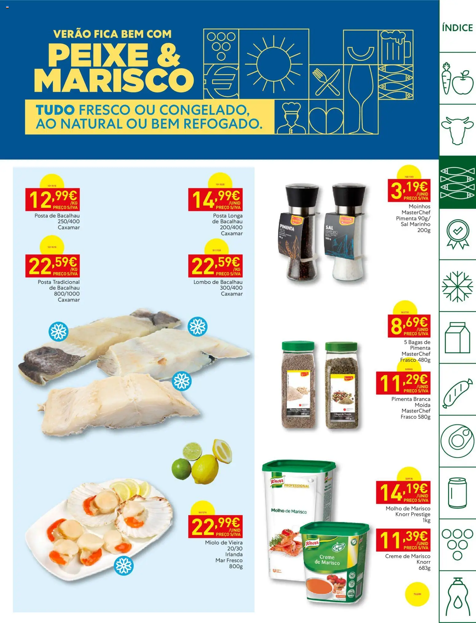 Recheio Horeca Madeira │ válido de 04/08/2026 | Página: 11 | Produtos: Bacalhau, Knorr, Sal, Lombo