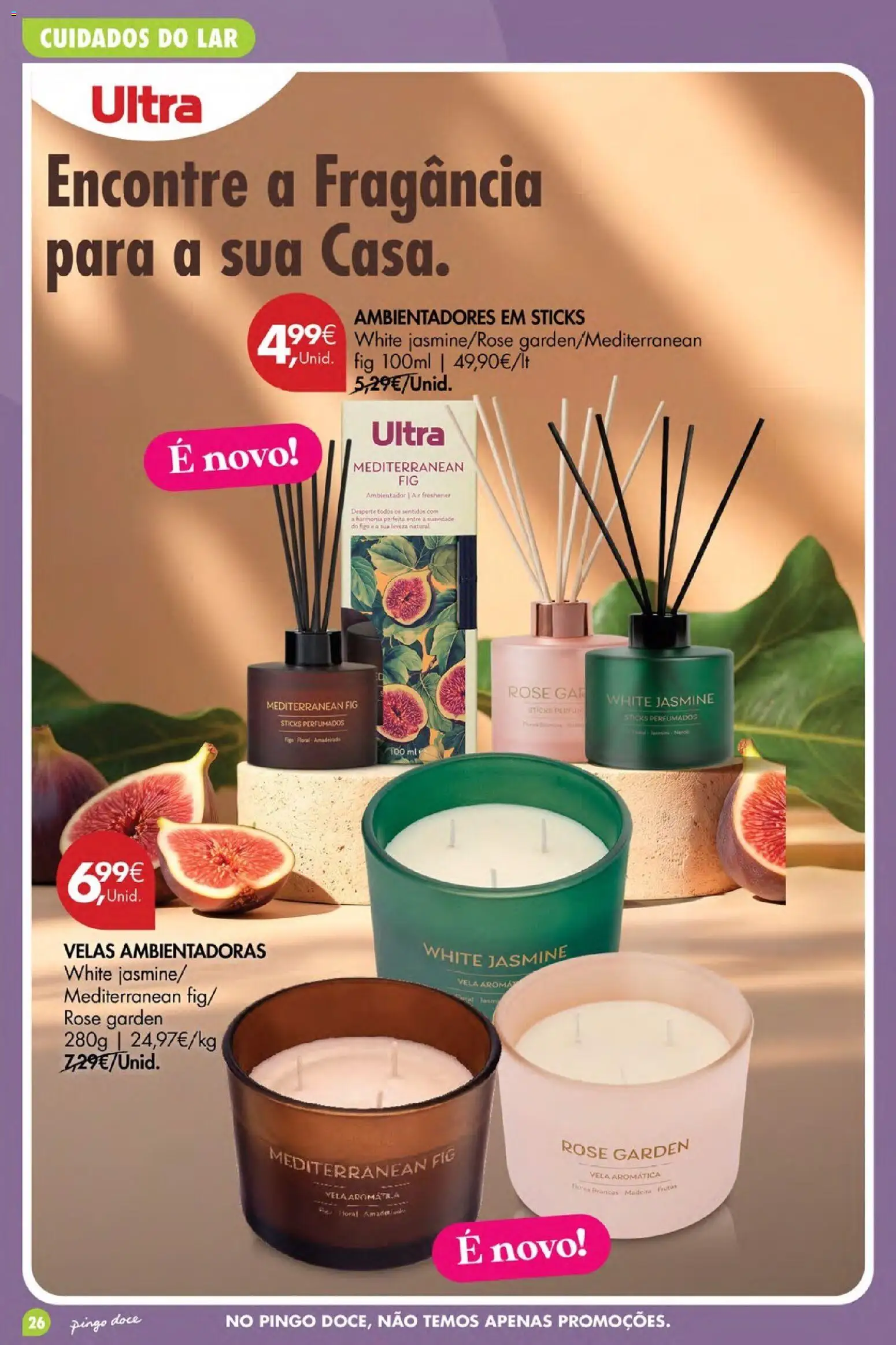 Pingo Doce folheto Poupe Esta Semana Açores │ válido de 22/10/2026 | Página: 26 | Produtos: Flores, Ambientador, Velas