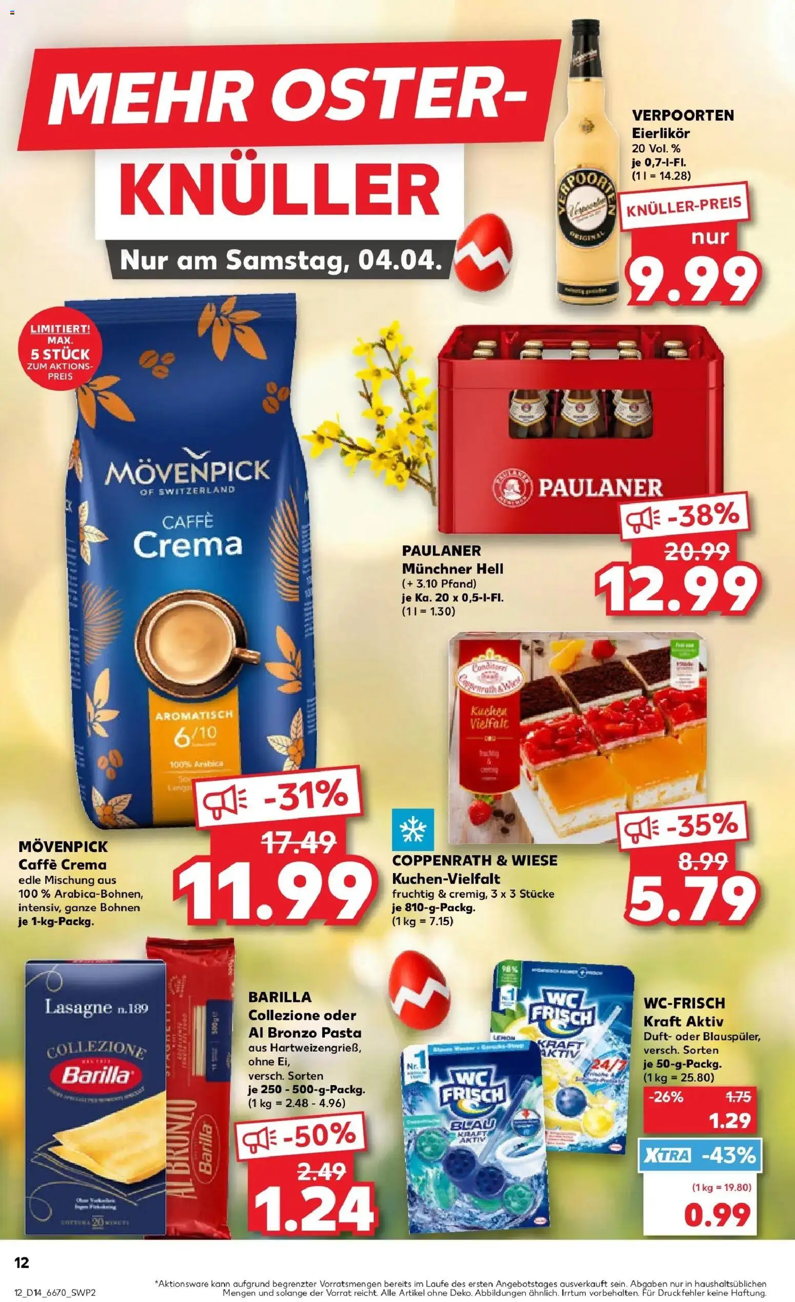 Kaufland Prospekt Bergkamen	 – gültig ab 02.04.2026 | Seite: 12 | Produkte: Duft, Wc frisch, Pasta, Kuchen