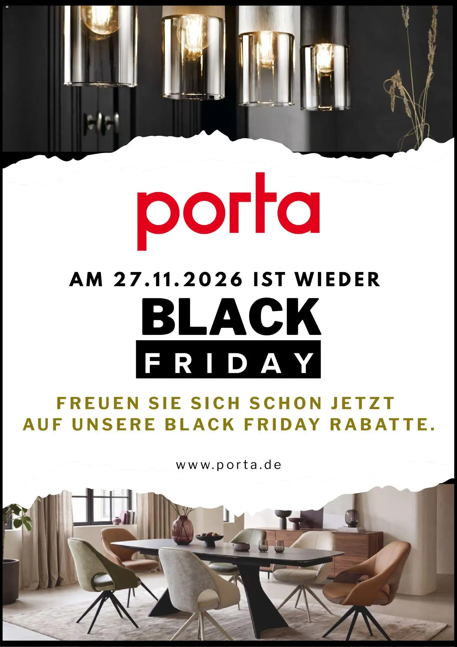 Porta! Black Friday Ankündigung – gültig ab 16.10.2026 | Seite: 1