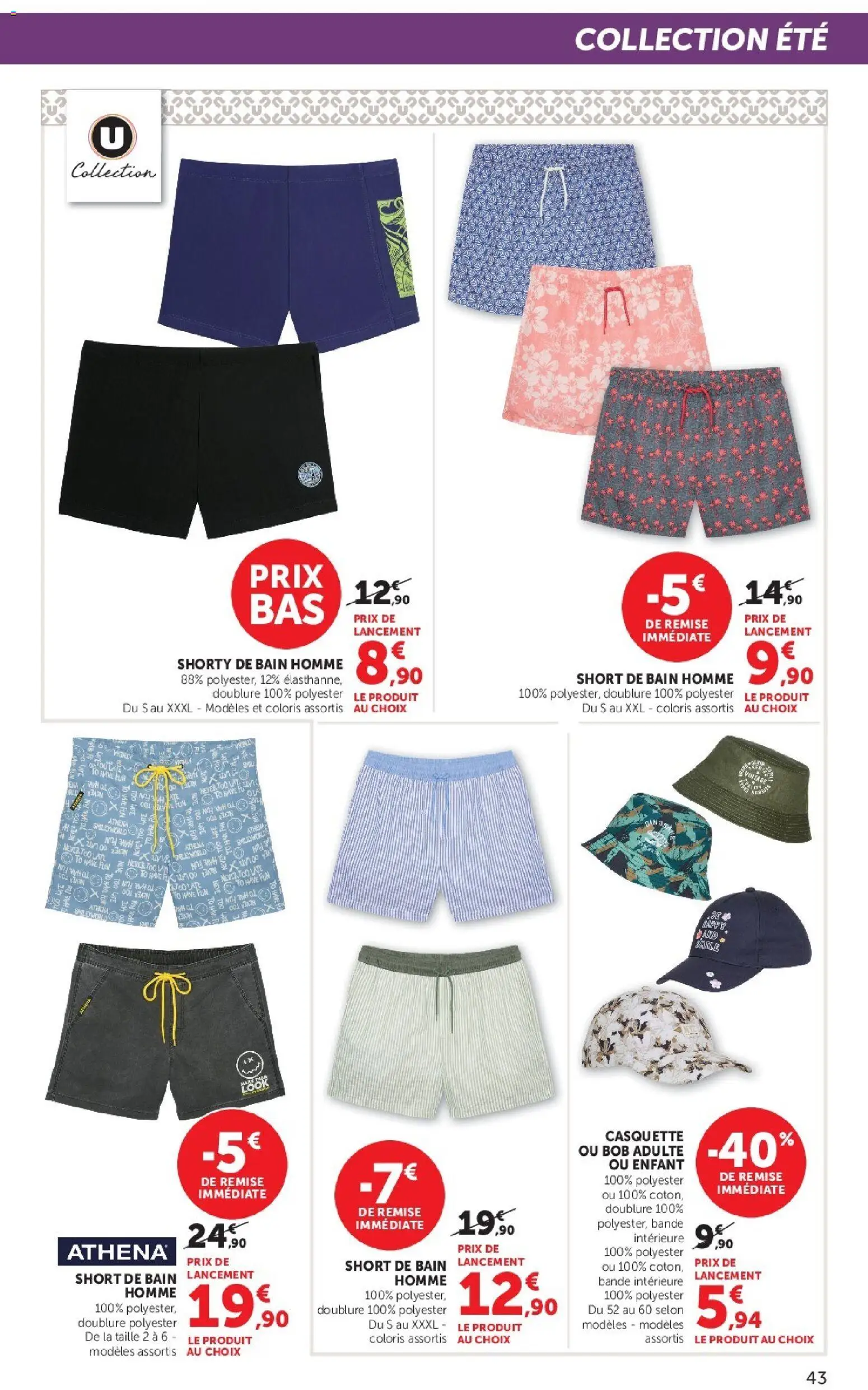 {H1} | Page: 43 | Produits: Coton, Bob, Casquette