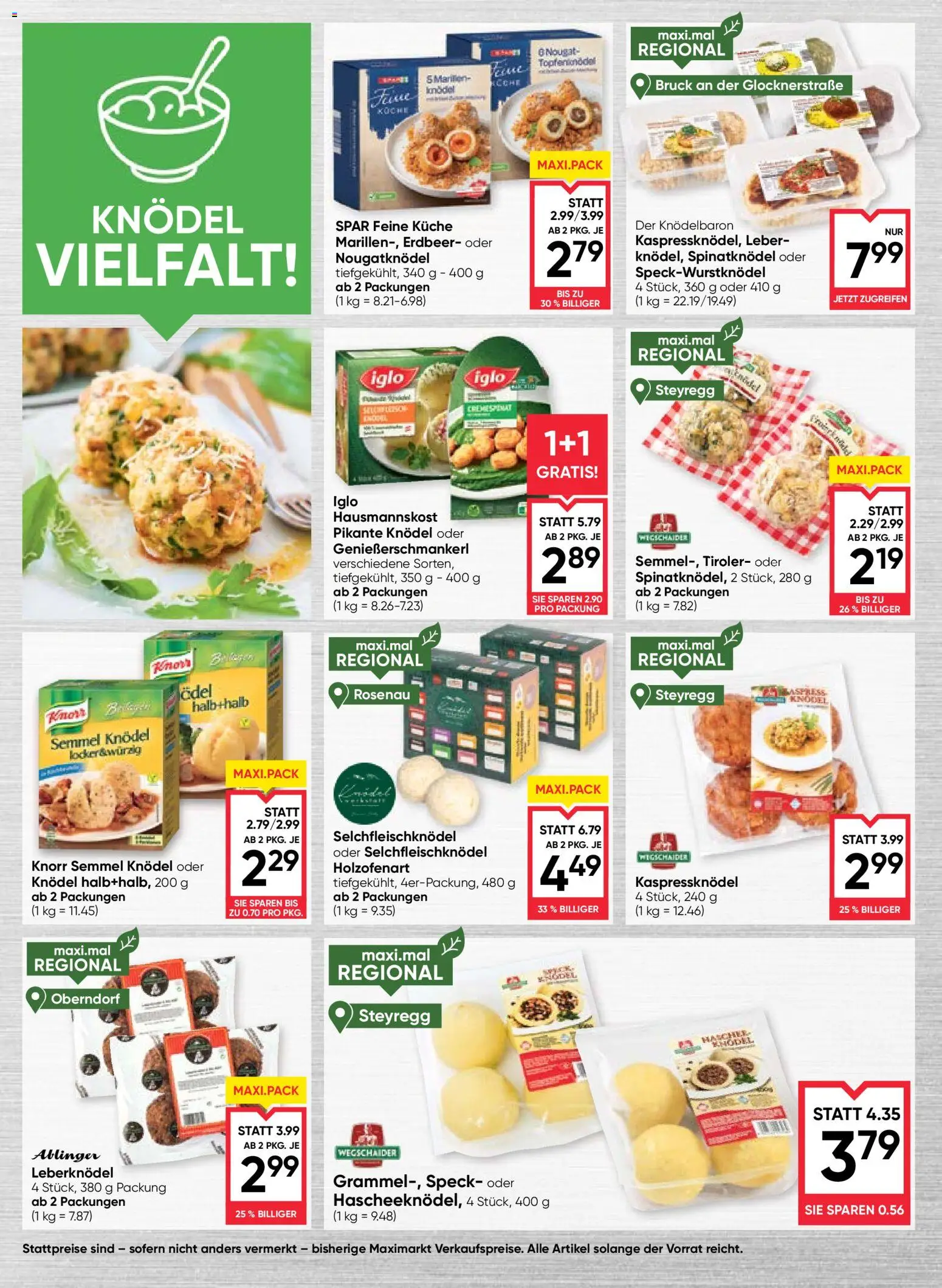Maximarkt maxi.wochenende gültig ab 01.10.2026 | Seite: 4 | Produkte: Speck