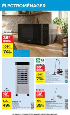 Carrefour - Prévisualisation de Carrefour catalogue valide à partir de 07/07/2026 | Page: 82 | Produits: Filtre, Brosse, Balai, Batterie