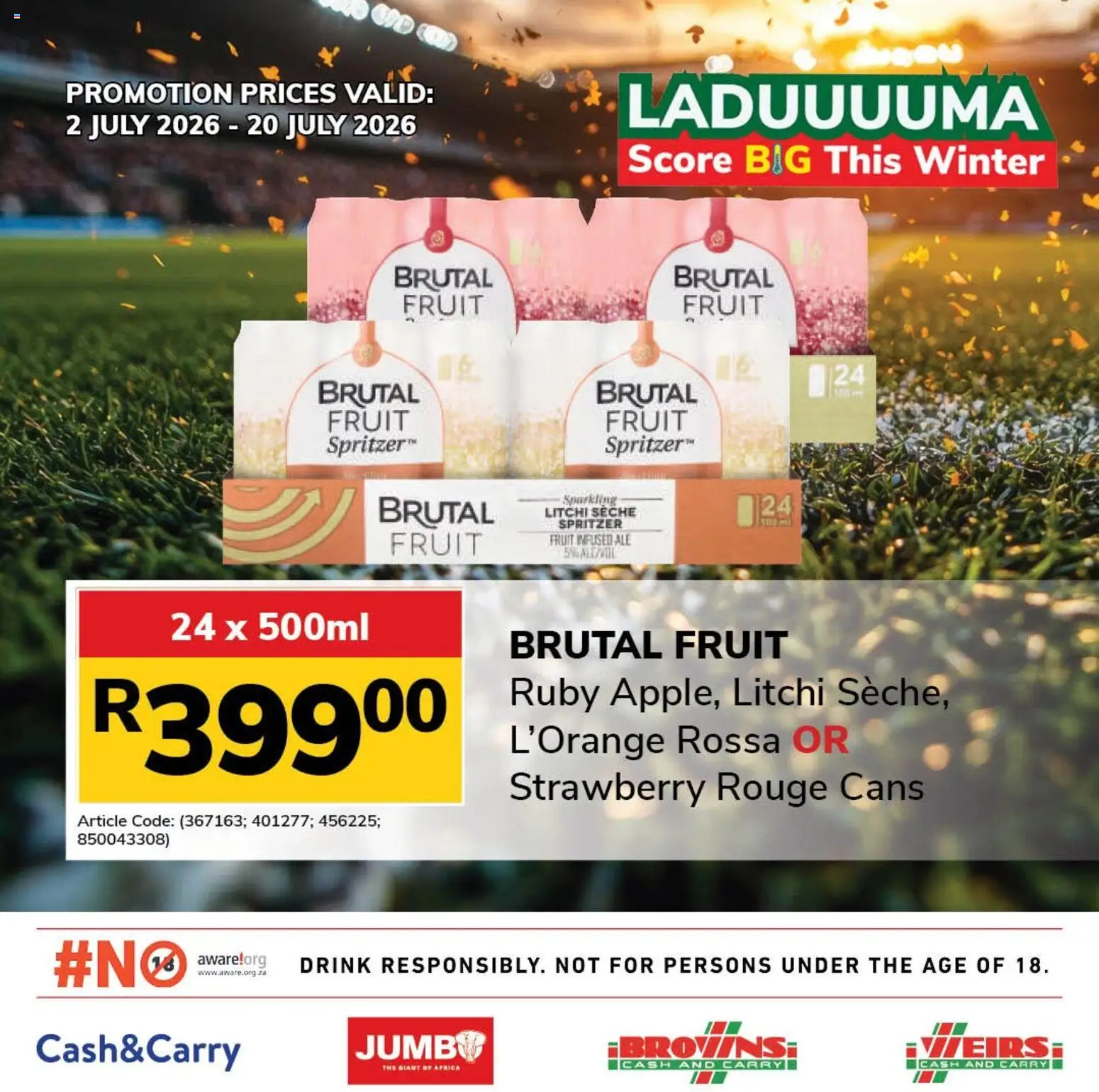 Jumbo Jumbo Laduuuuma Liquor Specials Supermarkets Deals July 2026 — page 3 of 11