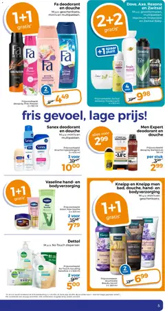 Trekpleister folder - Voorbeeld van een folder van Trekpleister, geldig van 12.05.2026 | Pagina: 5 | Producten: Deodorant, Kan, Douche