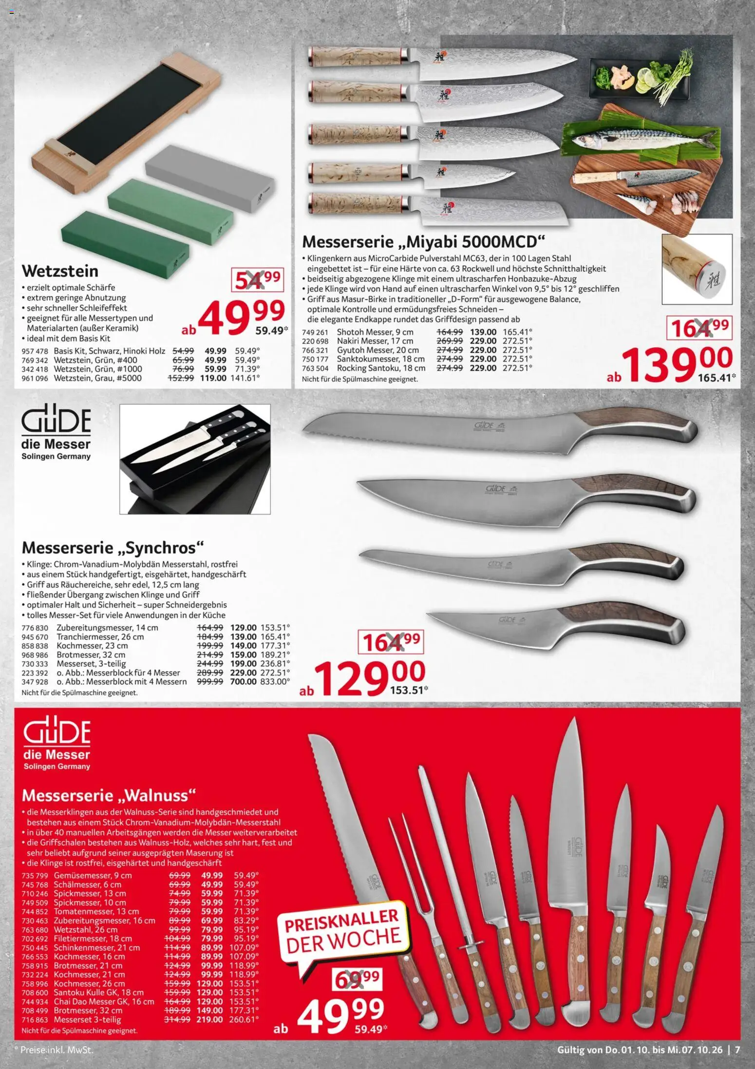Selgros Non Food – gültig ab 01.10.2026 | Seite: 7 | Produkte: Küche