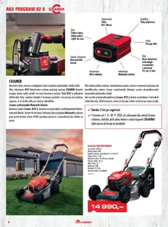 Náhled letáku Uni Hobby katalog - Zahradní technika 2026 od 13.03.2026 | Strana: 4 | Produkty: Benzín, Nářadí, Sekačka, Aku nářadí