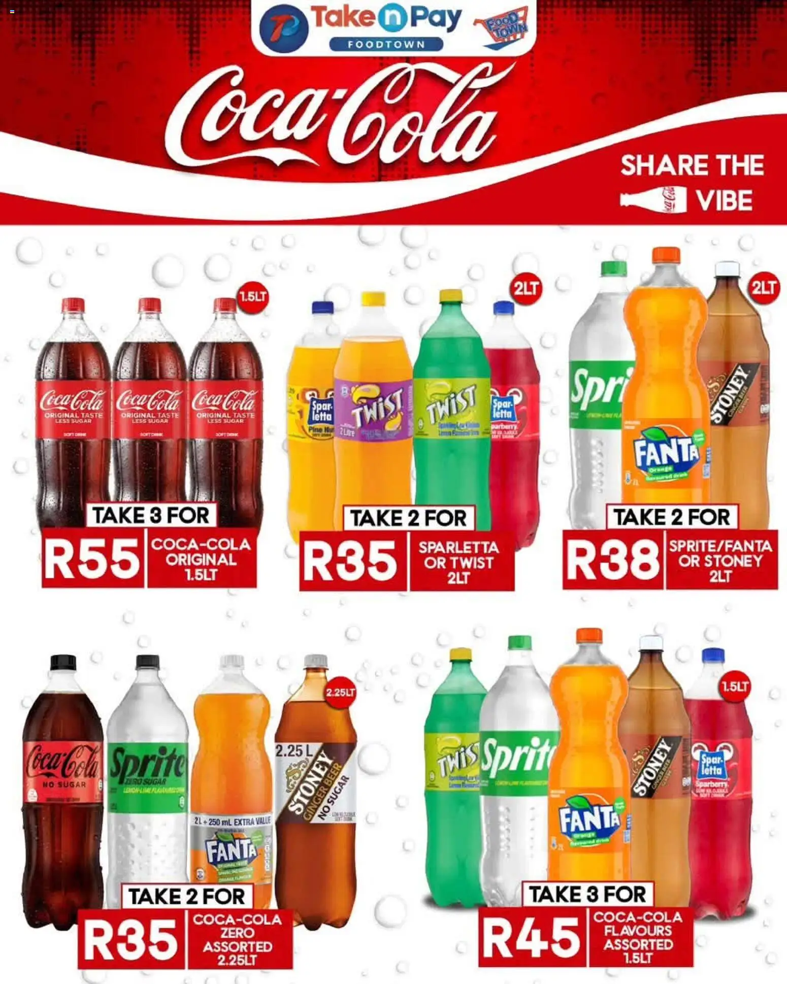 New Take n Pay catalogue – valid from 24/08/2026 | Page: 2 | Products: Beer, Fanta, Sprite, Stoney