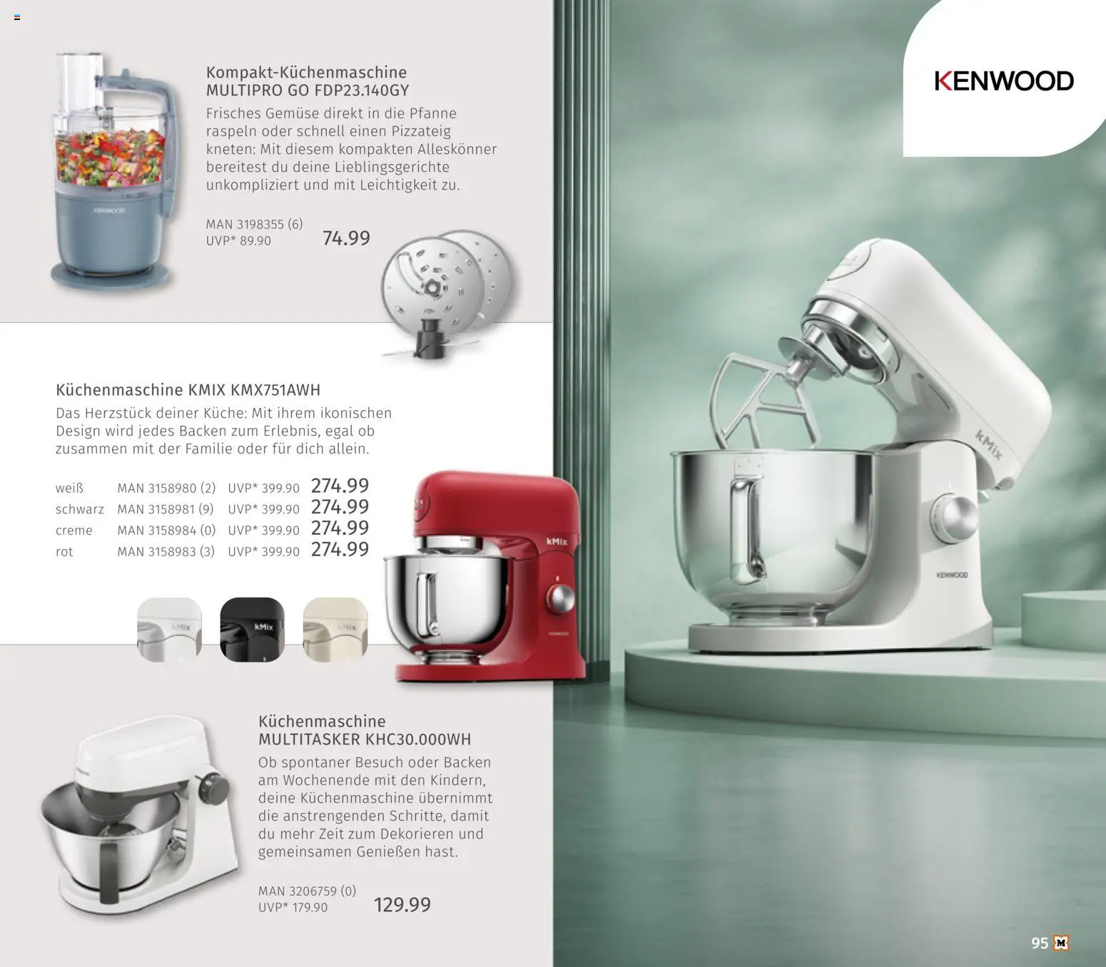 Müller Haushaltskatalog – gültig ab 01.10.2026 | Seite: 95 | Produkte: Küche, Creme, Gemüse