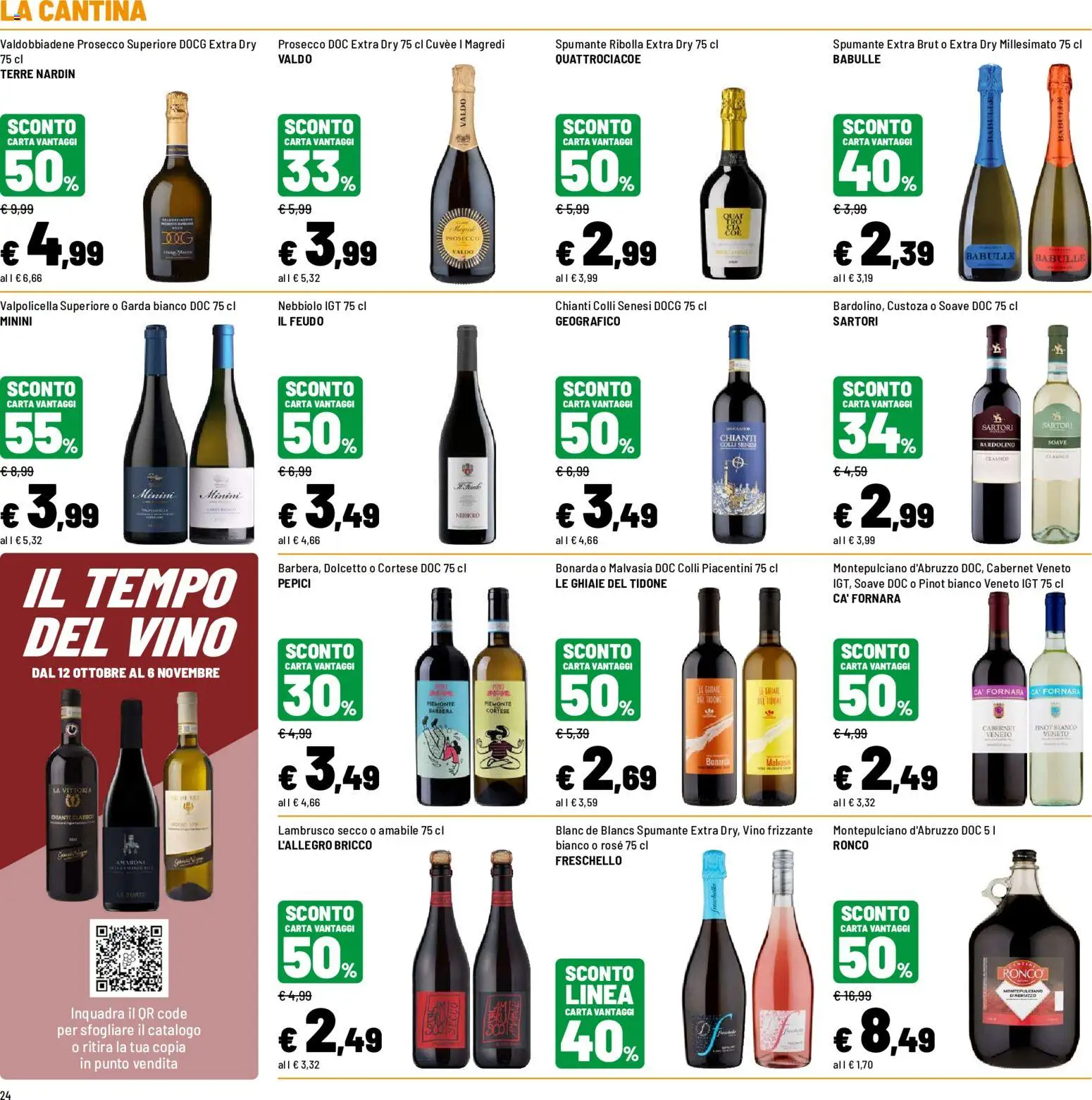 Volantino Iper del 12/10/2026 | Pagina: 24 | Prodotti: Prosecco, Vino, Spumante, Lambrusco