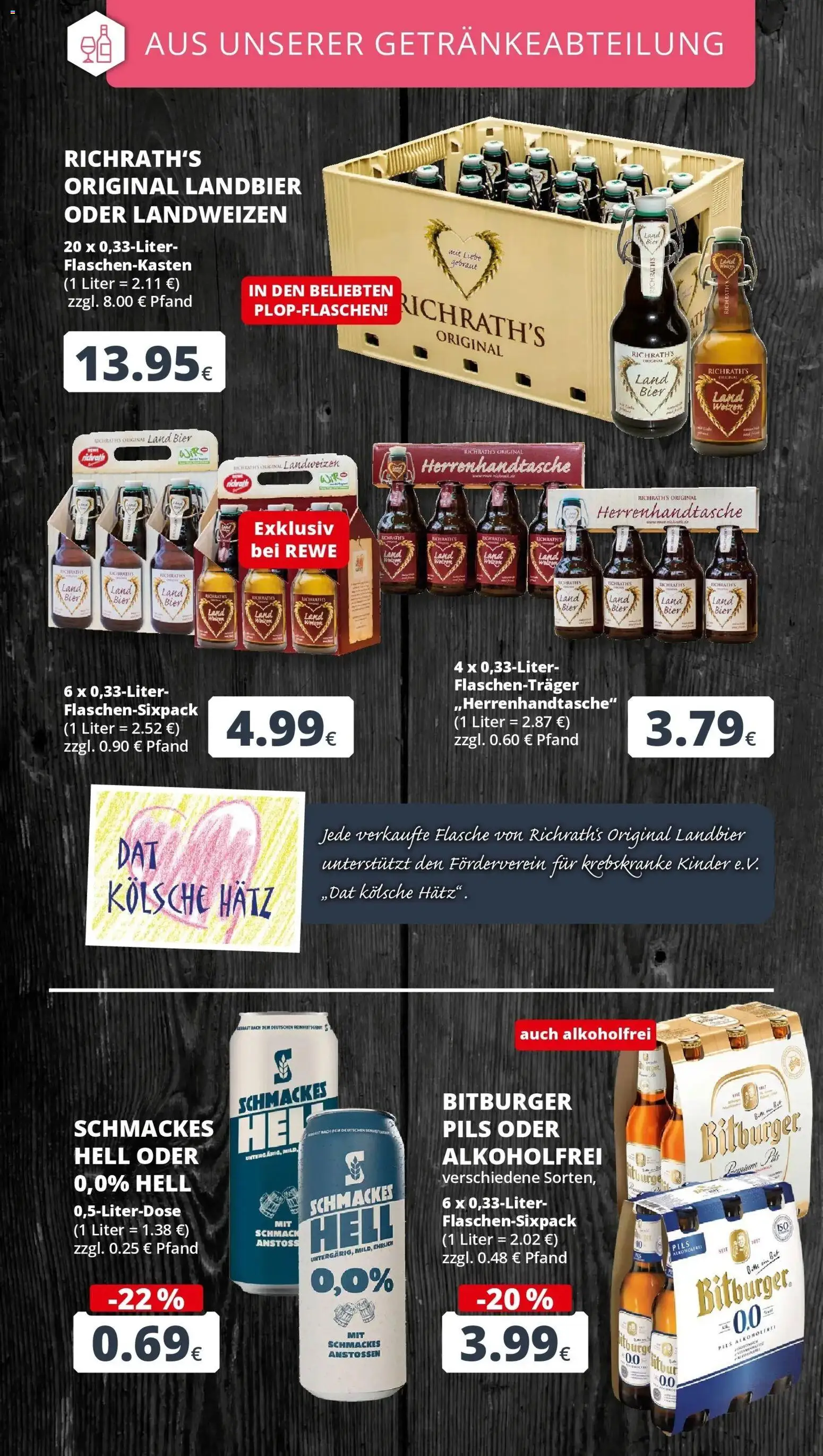 REWE Prospekt ab 07.09.2026 zum Blättern » Angebote | Seite: 24 | Produkte: Bitburger, Bier, Pils