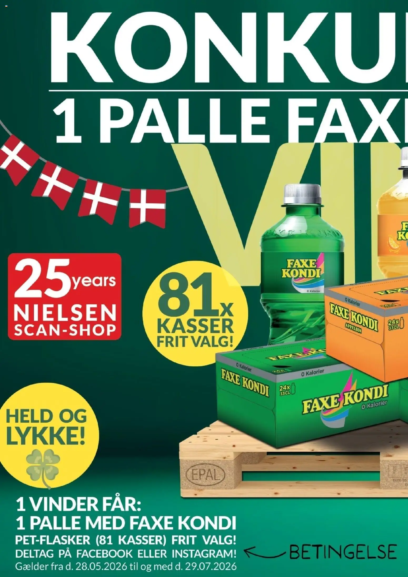 Nielsen Discount tilbudsavis – gyldig fra 27.05.2026 | Side: 28 | Produkter: Faxe Kondi