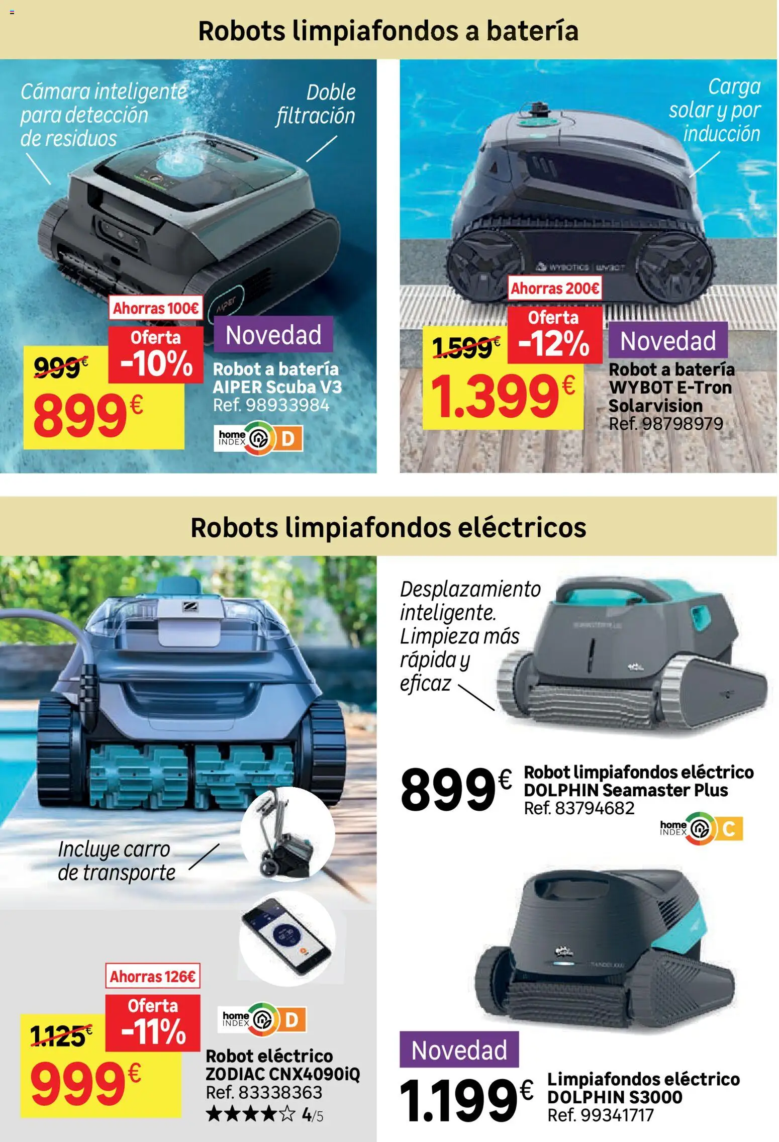 Leroy Merlin catálogo │ válido desde el 24.03.2026 | Página: 64 | Productos: Cámara, Robot, Batería