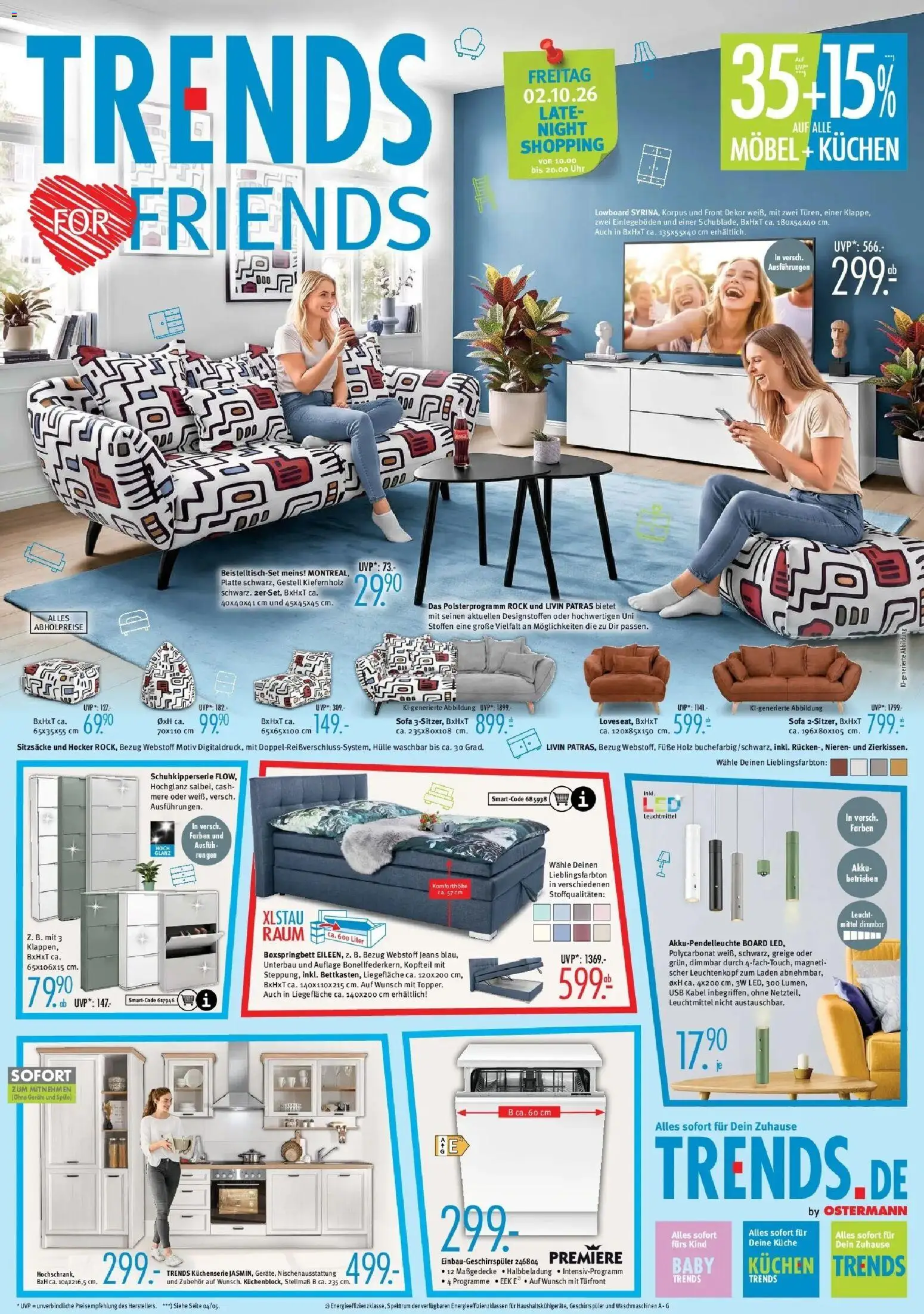 Trends Samstag, 26. September Aktionspreise